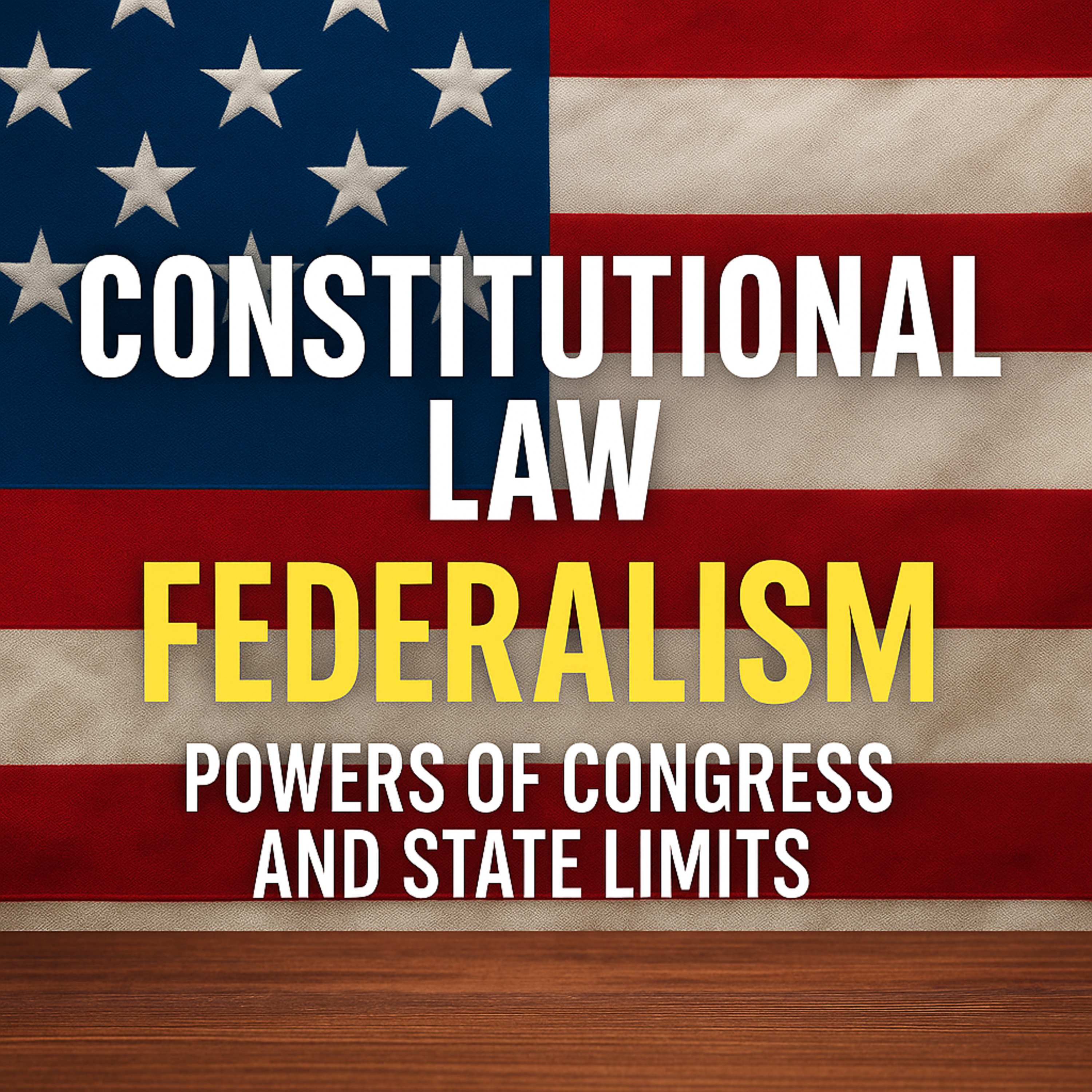 Constitutional Law (Part 2 of 7): Federalism: Powers of Congress and State Limits