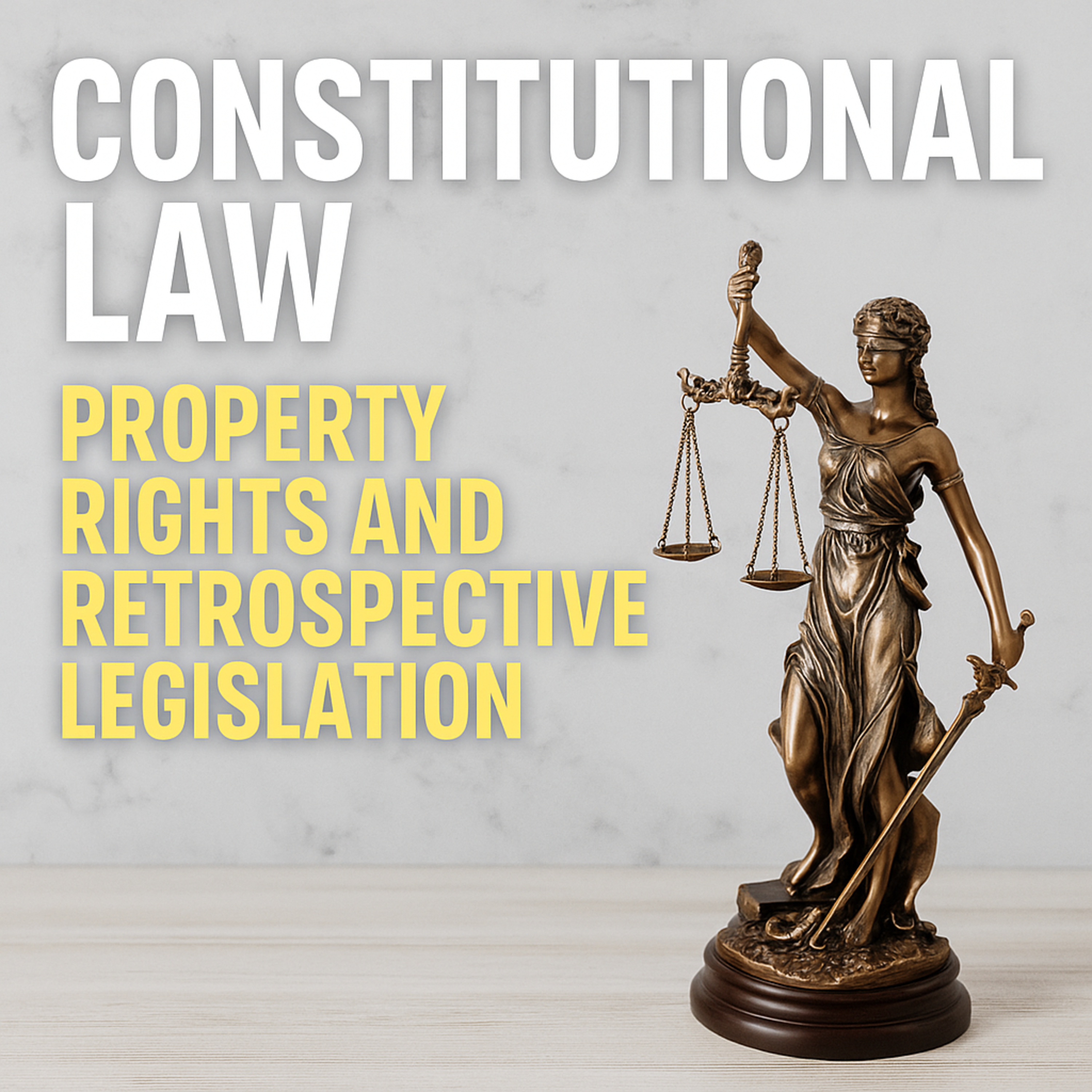 Constitutional Law (Part 6 of 7): Property Rights and Retrospective Legislation