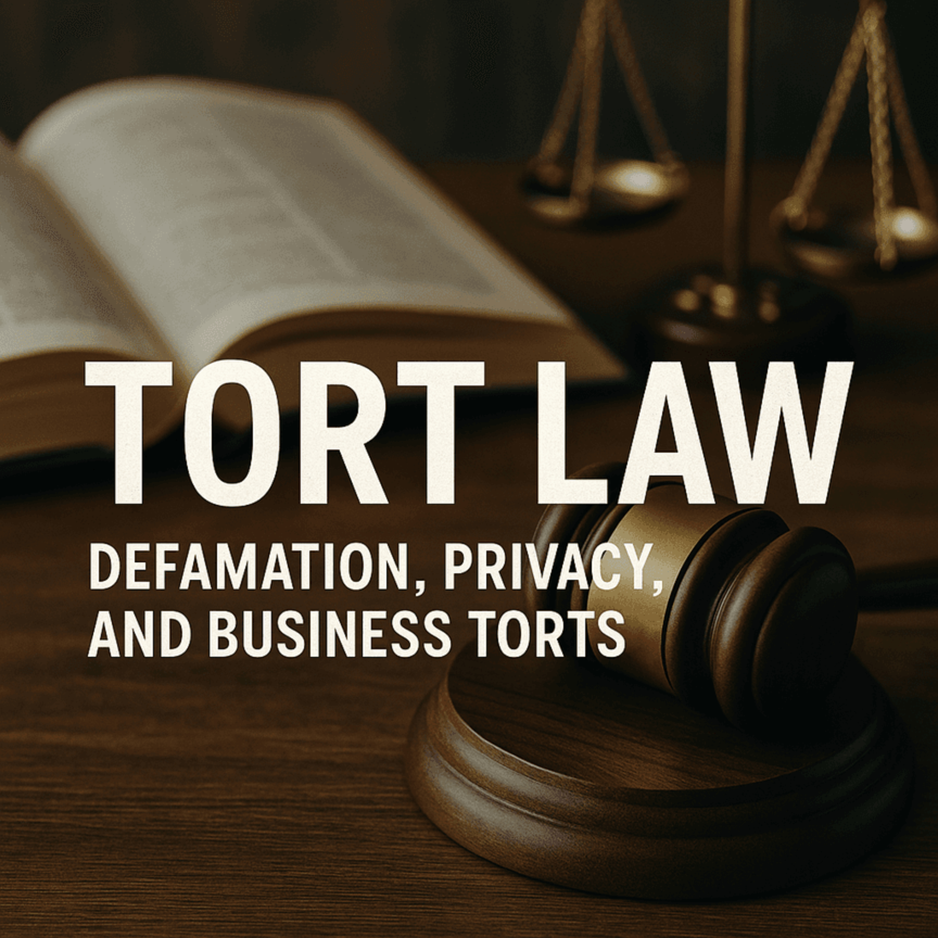 Tort Law (Part 5 of 7): Defamation, Privacy, and Business Torts