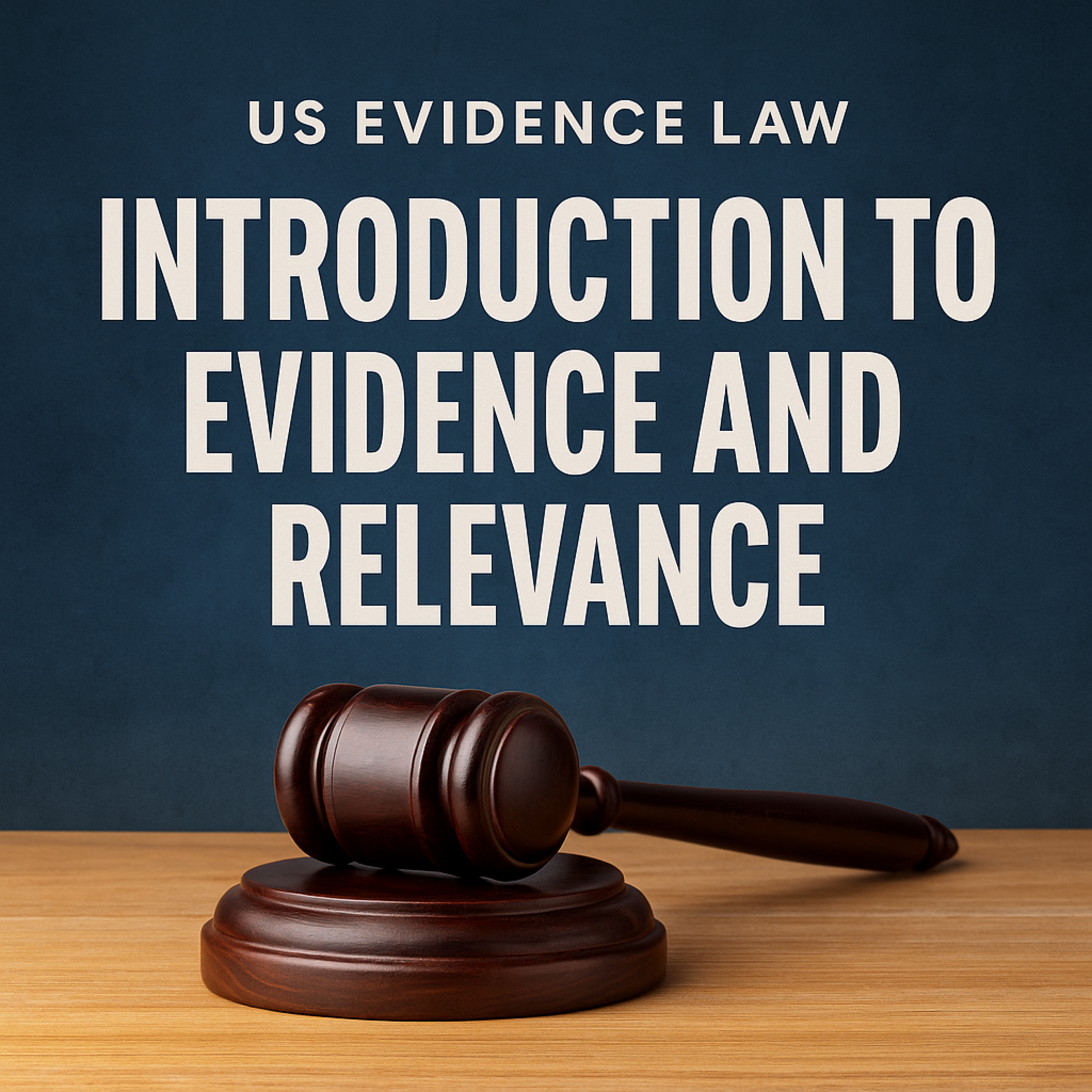 Evidence Law (Part 1 of 7): Introduction to Evidence and Relevance