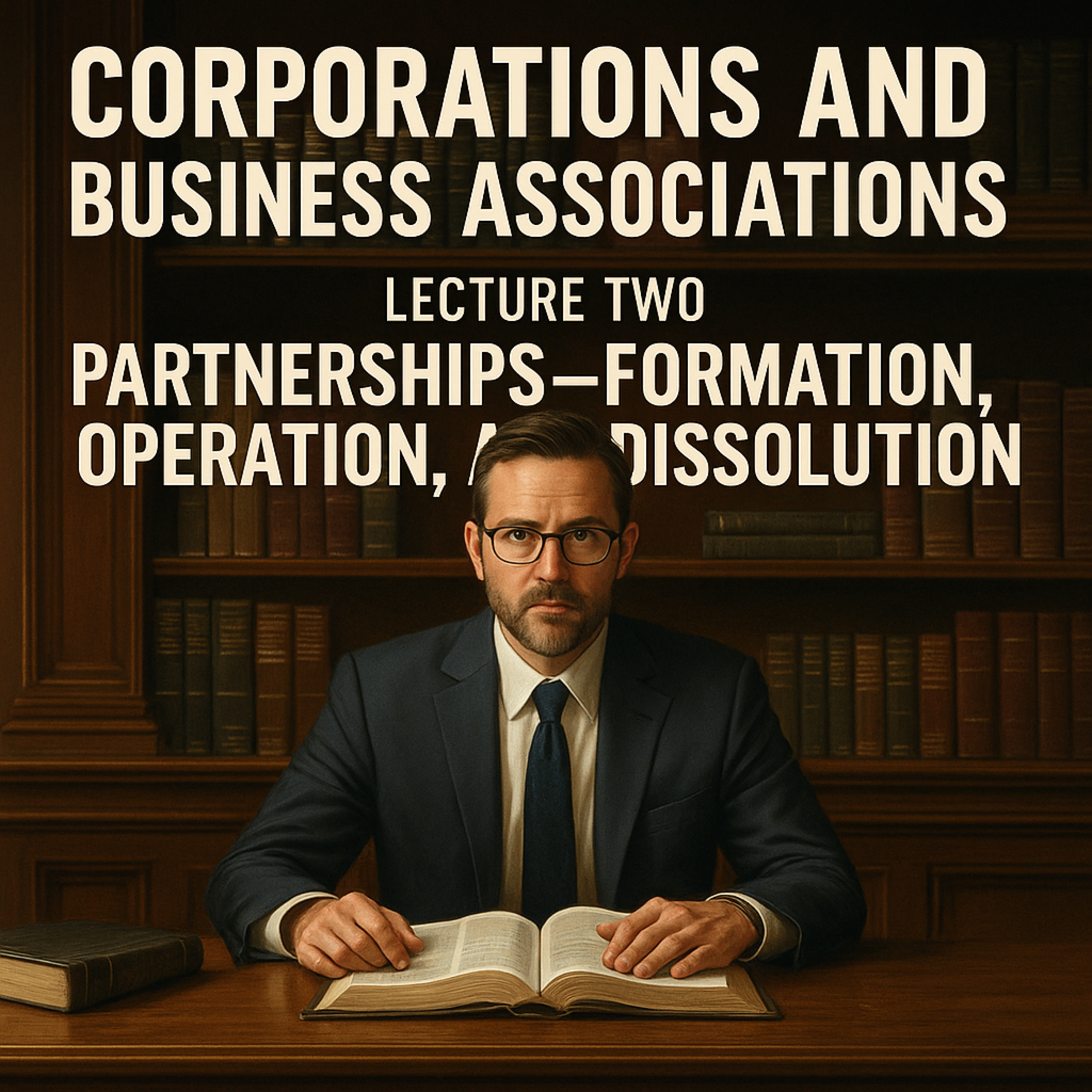 Corporations and Business Associations Lecture Two: Partnerships—Formation, Operation, and Dissolution