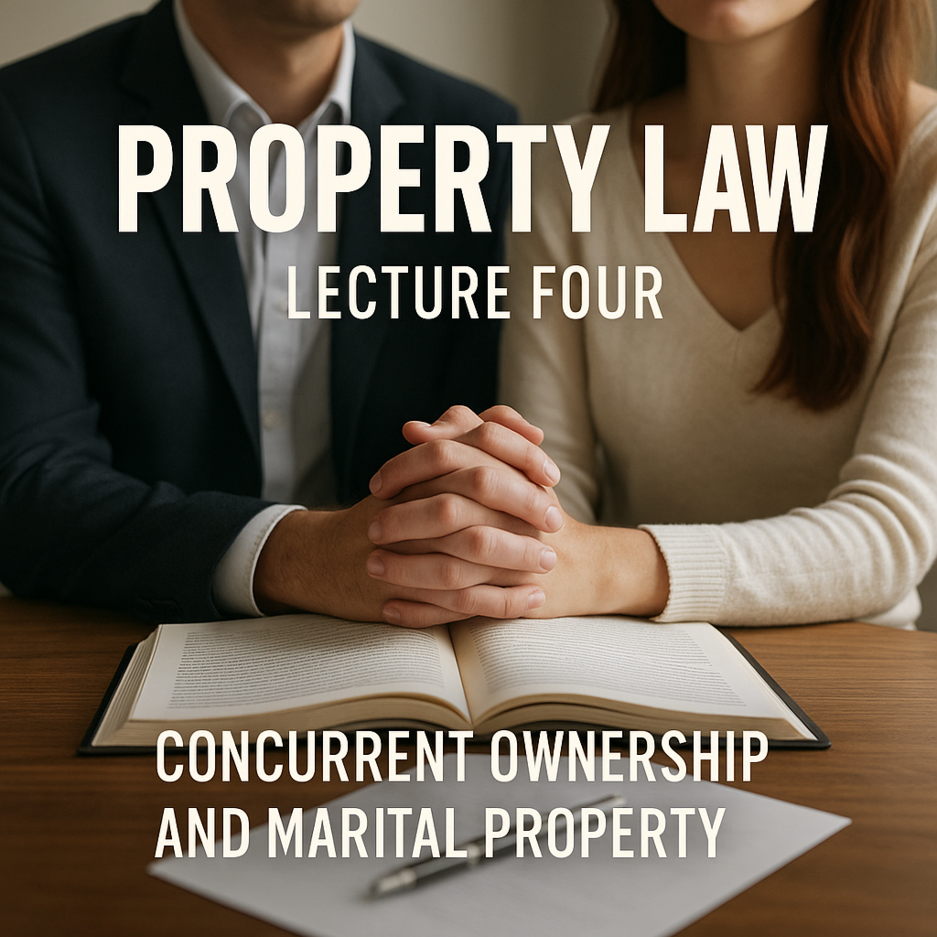 Property Law Lecture Four: Concurrent Ownership and Marital Property