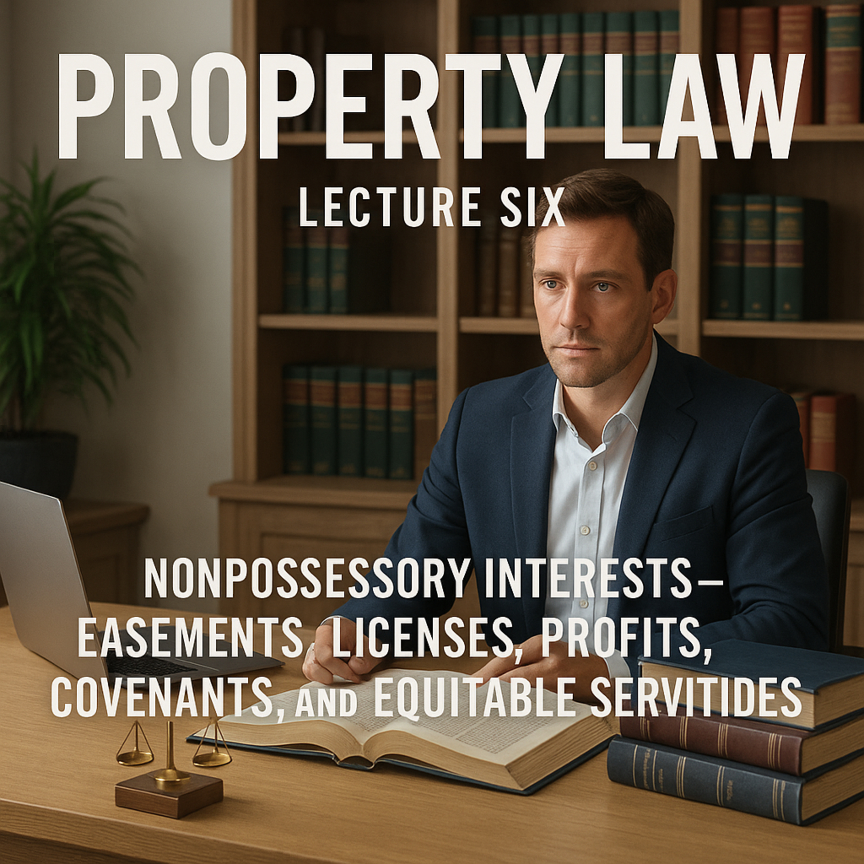 Property Law Lecture Six: Nonpossessory Interests—Easements, Licenses, Profits, Covenants, and Equitable Servitudes