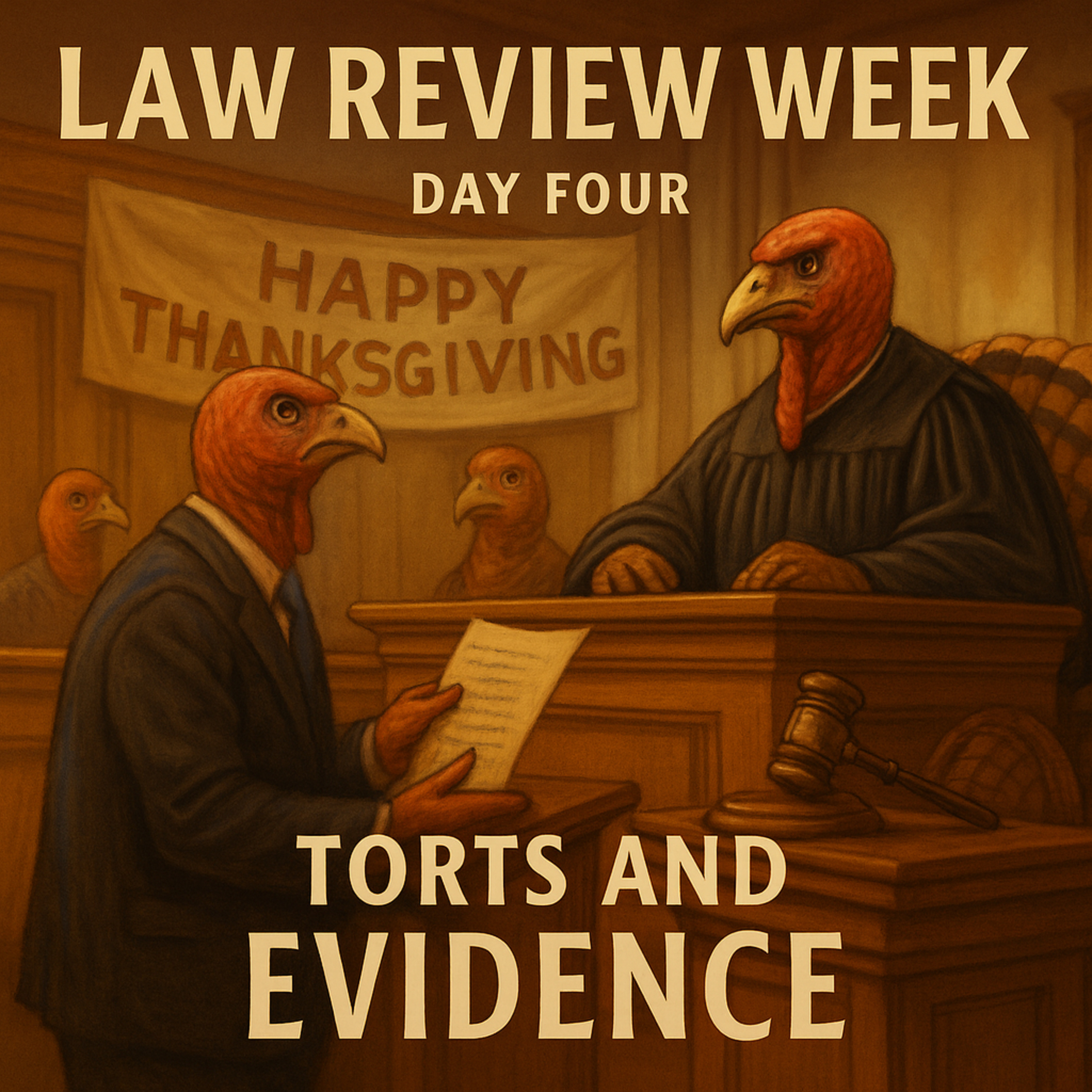 Law Review Week: Day Four - Torts and Evidence