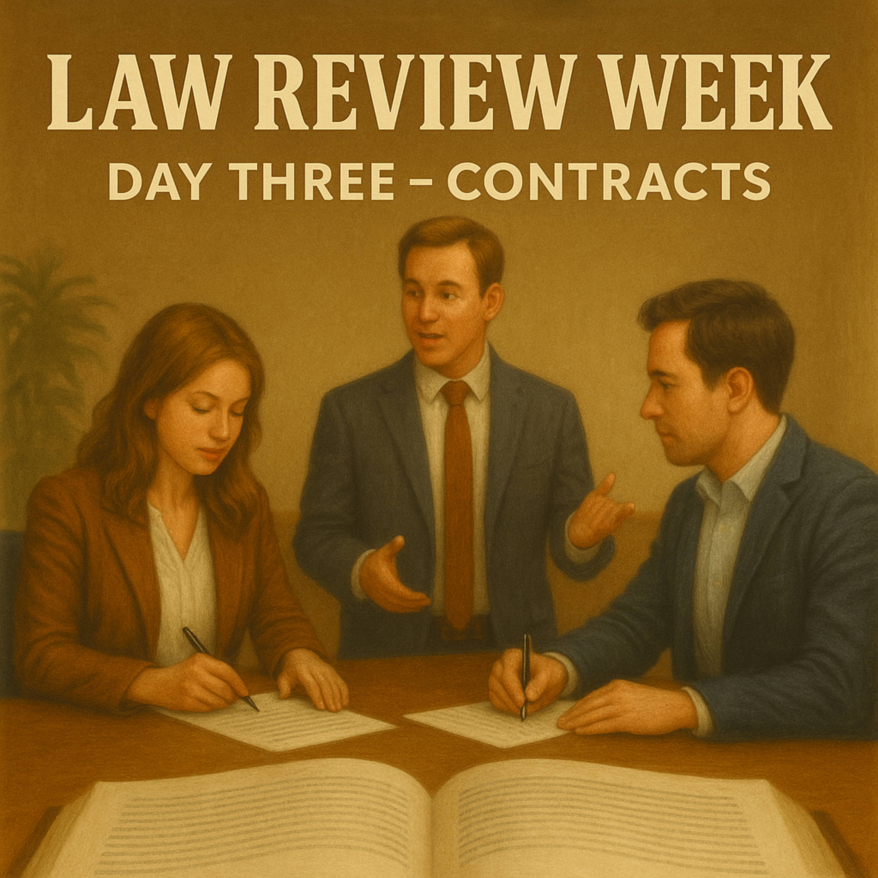 Law Review Week: Day Three - Contracts episode artwork