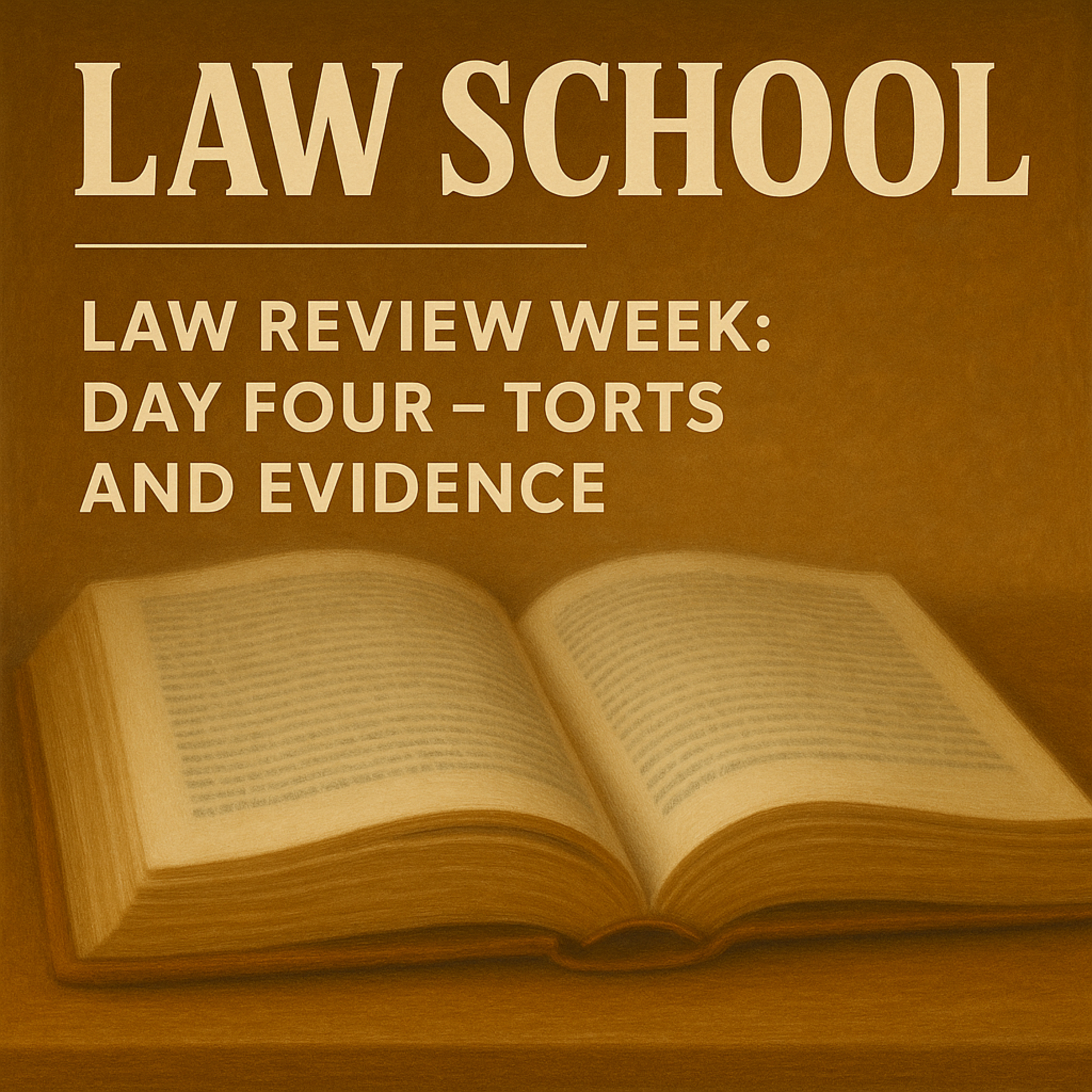 Law Review Week: Day Four - Torts and Evidence episode artwork