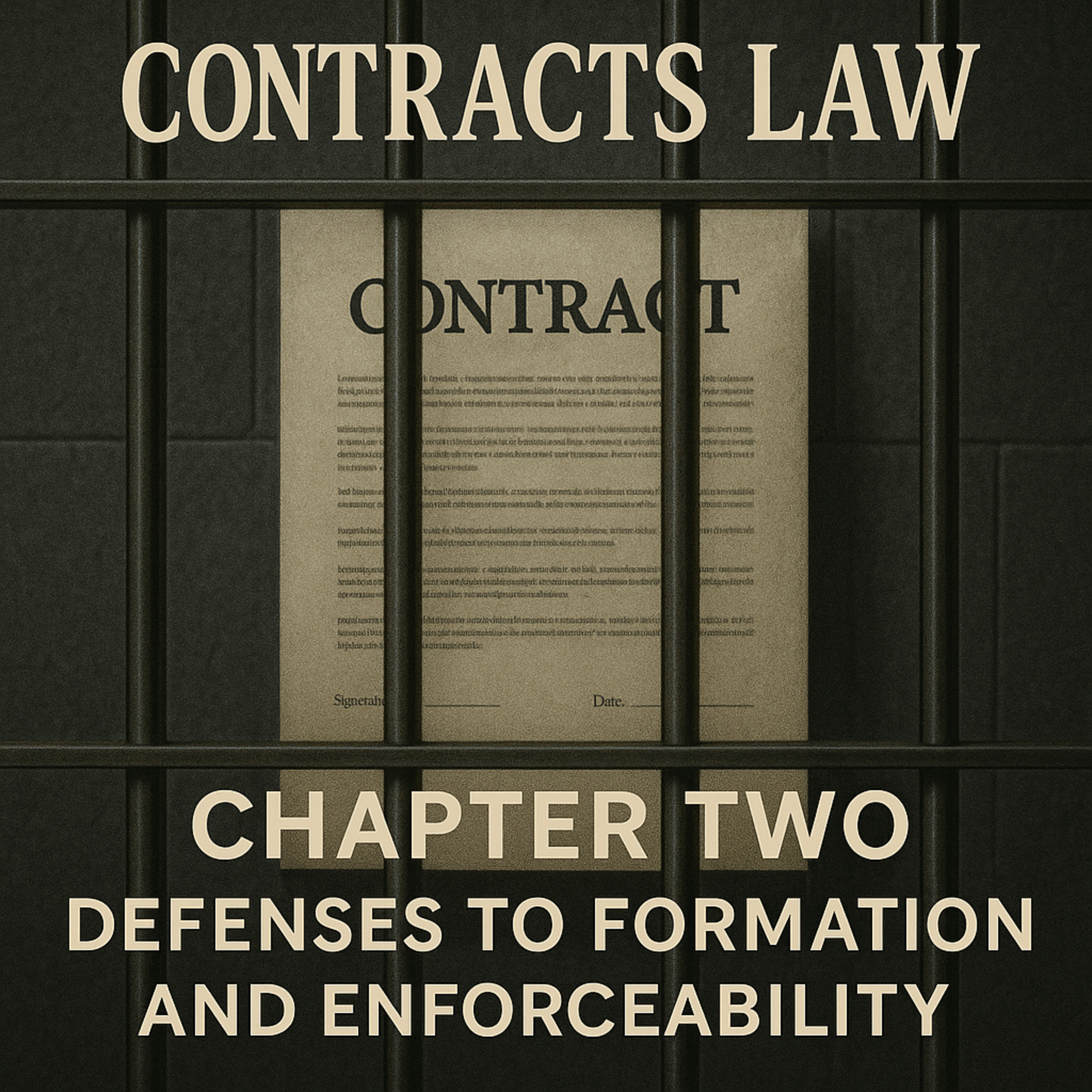 Contracts Law Chapter Two: Defenses to Formation and Enforceability