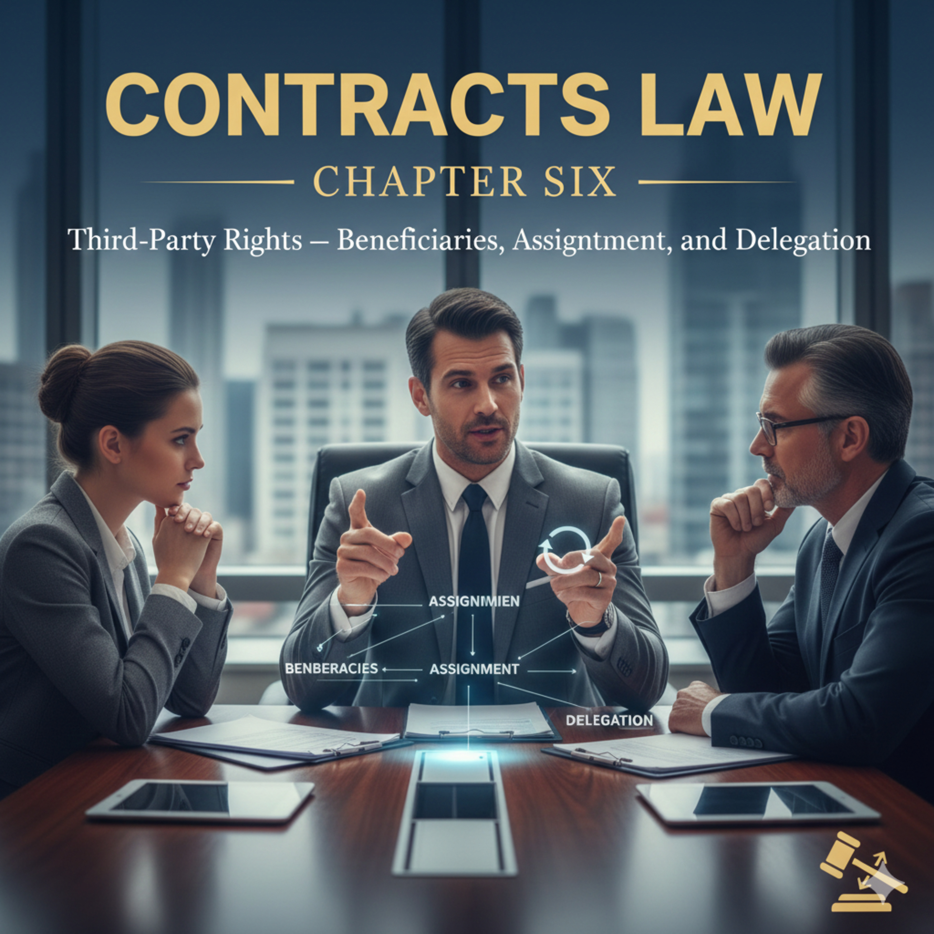 Contracts Law Chapter Six: Third-Party Rights — Beneficiaries, Assignment, and Delegation