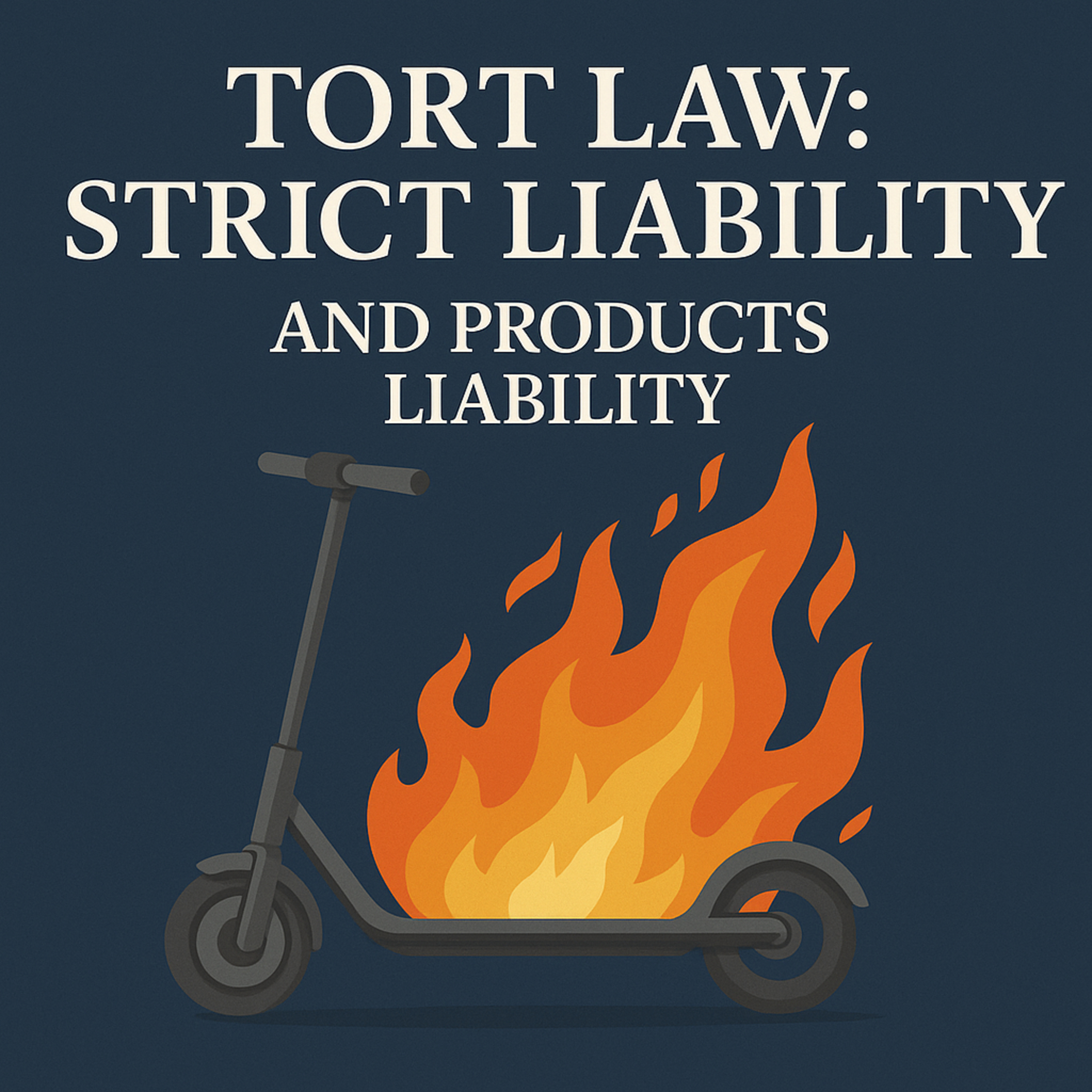 Tort Law Chapter 6: Strict Liability and Products Liability