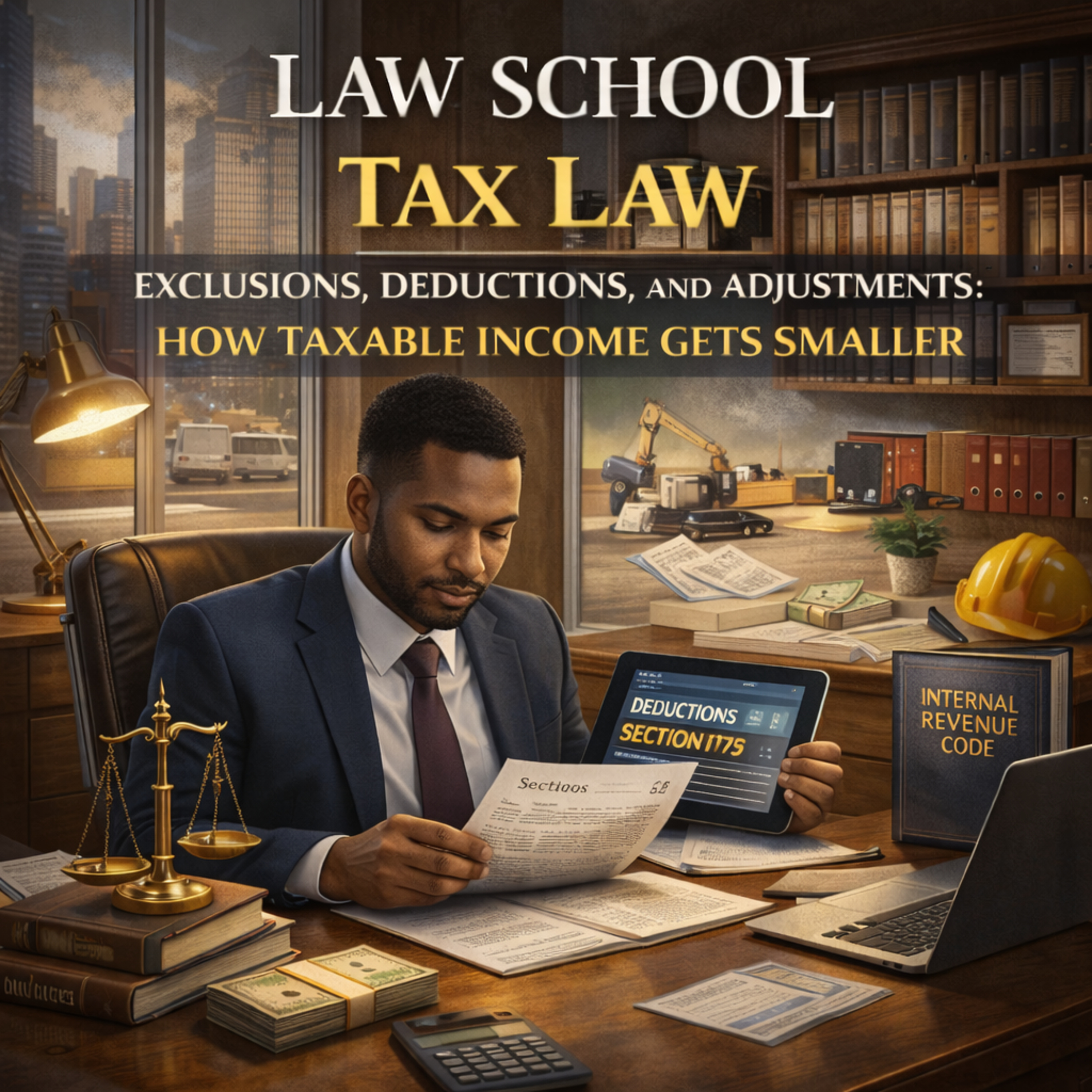 Tax Law - Exclusions, Deductions, and Adjustments: How Taxable Income Gets Smaller