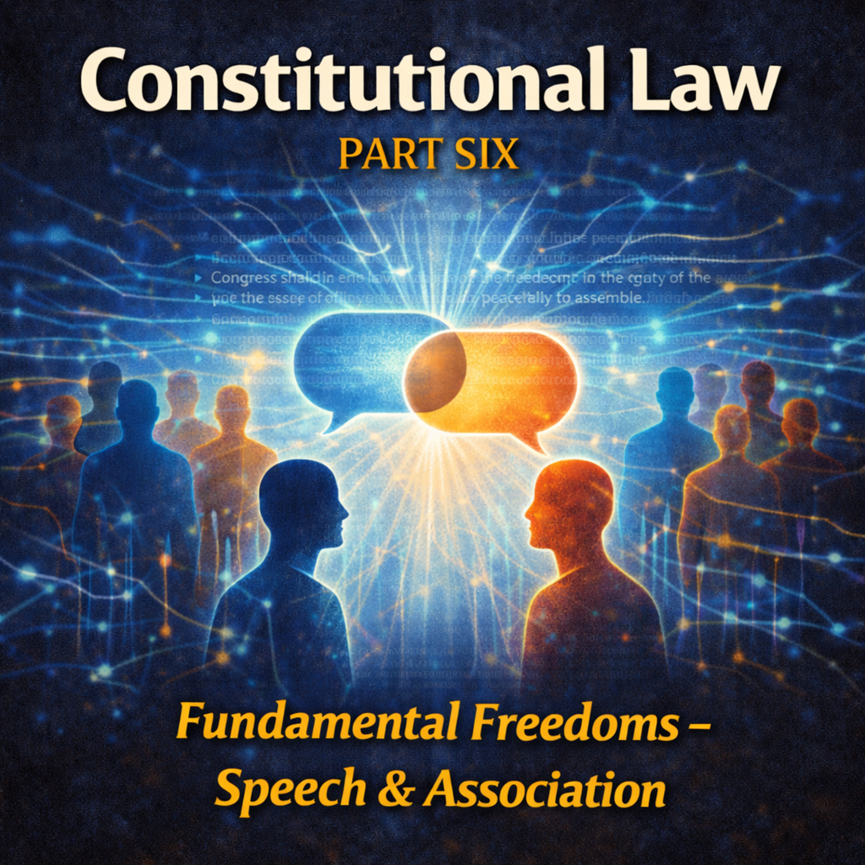 Constitutional Law Part Six: Fundamental Freedoms - Speech & Association