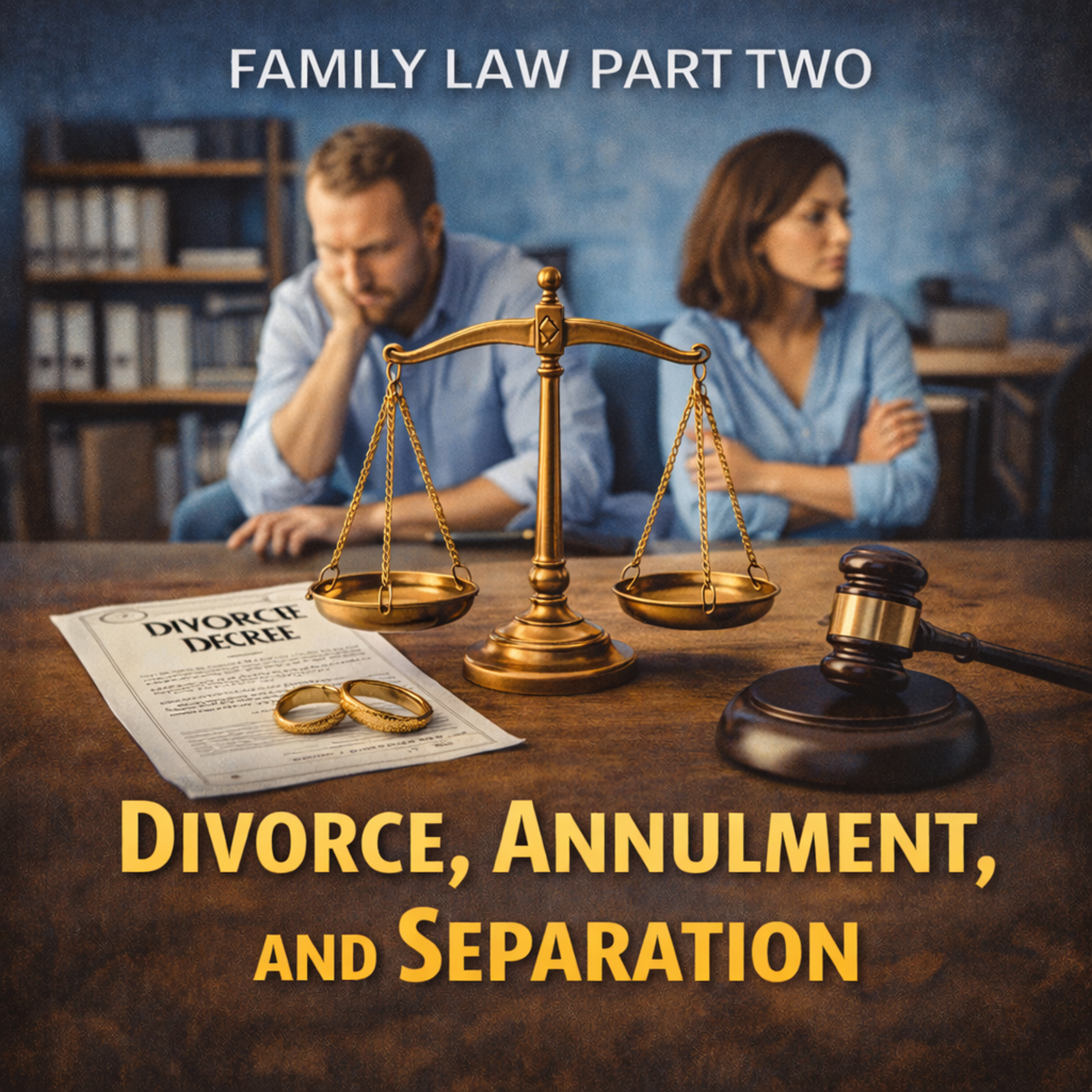 Family Law Part Two - Divorce, Annulment, and Separation