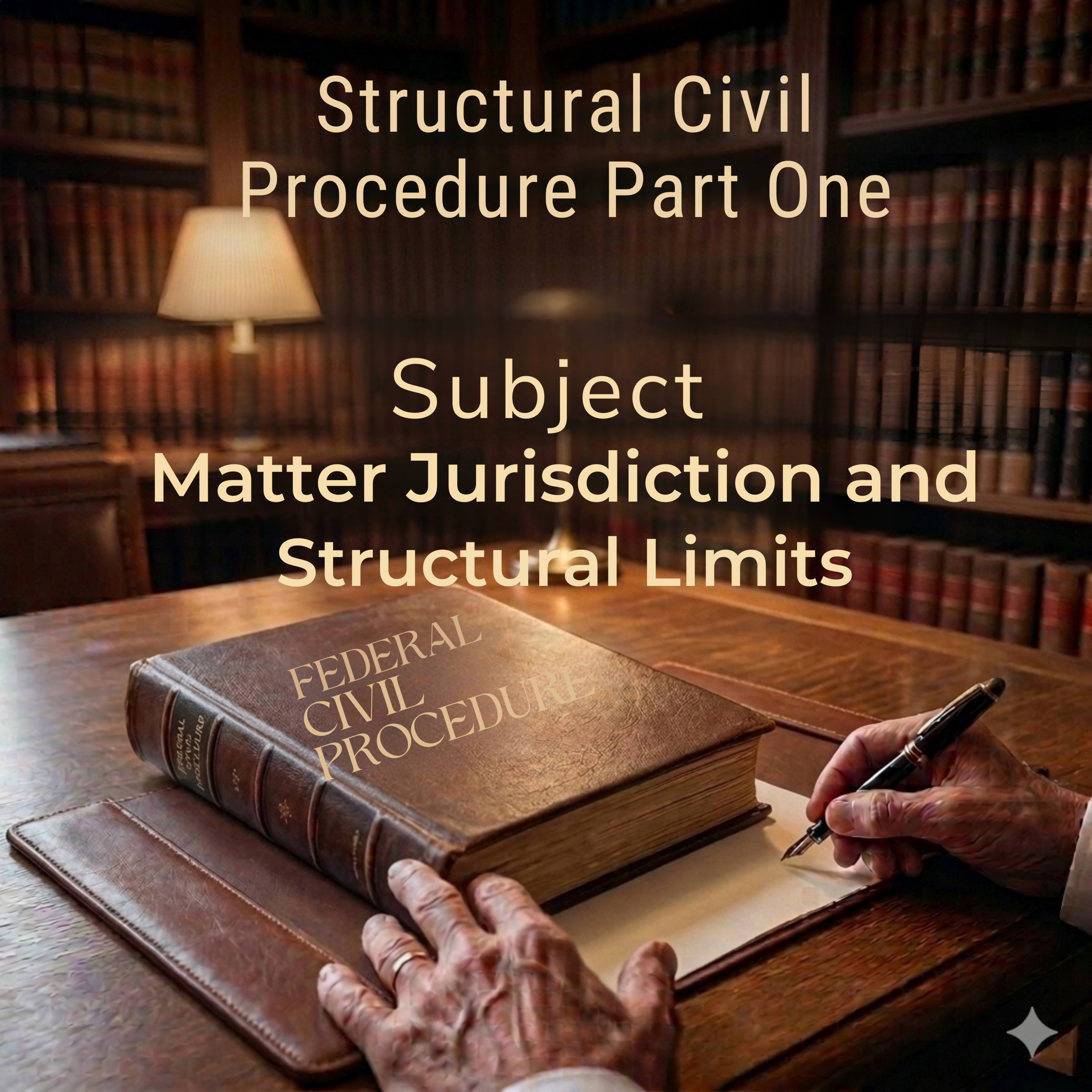 Structural Civil Procedure Part One: Subject Matter Jurisdiction and Structural Limits