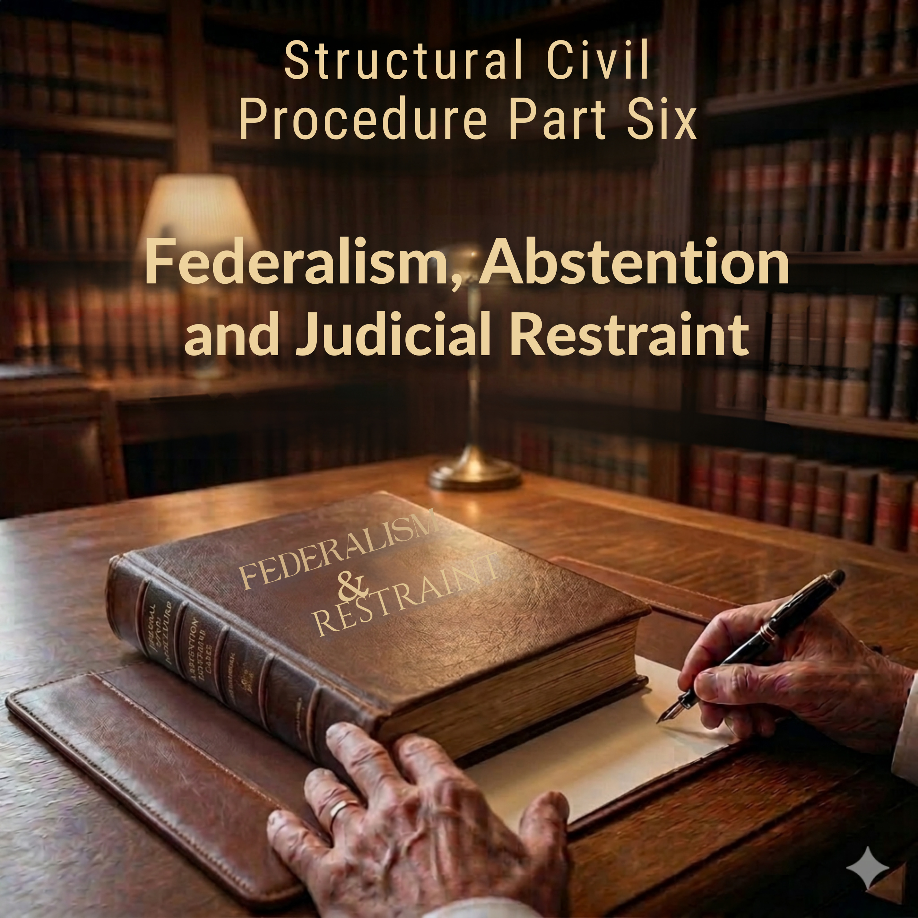 Structural Civil Procedure Part Six: Federalism, Abstention, and Judicial Restraint