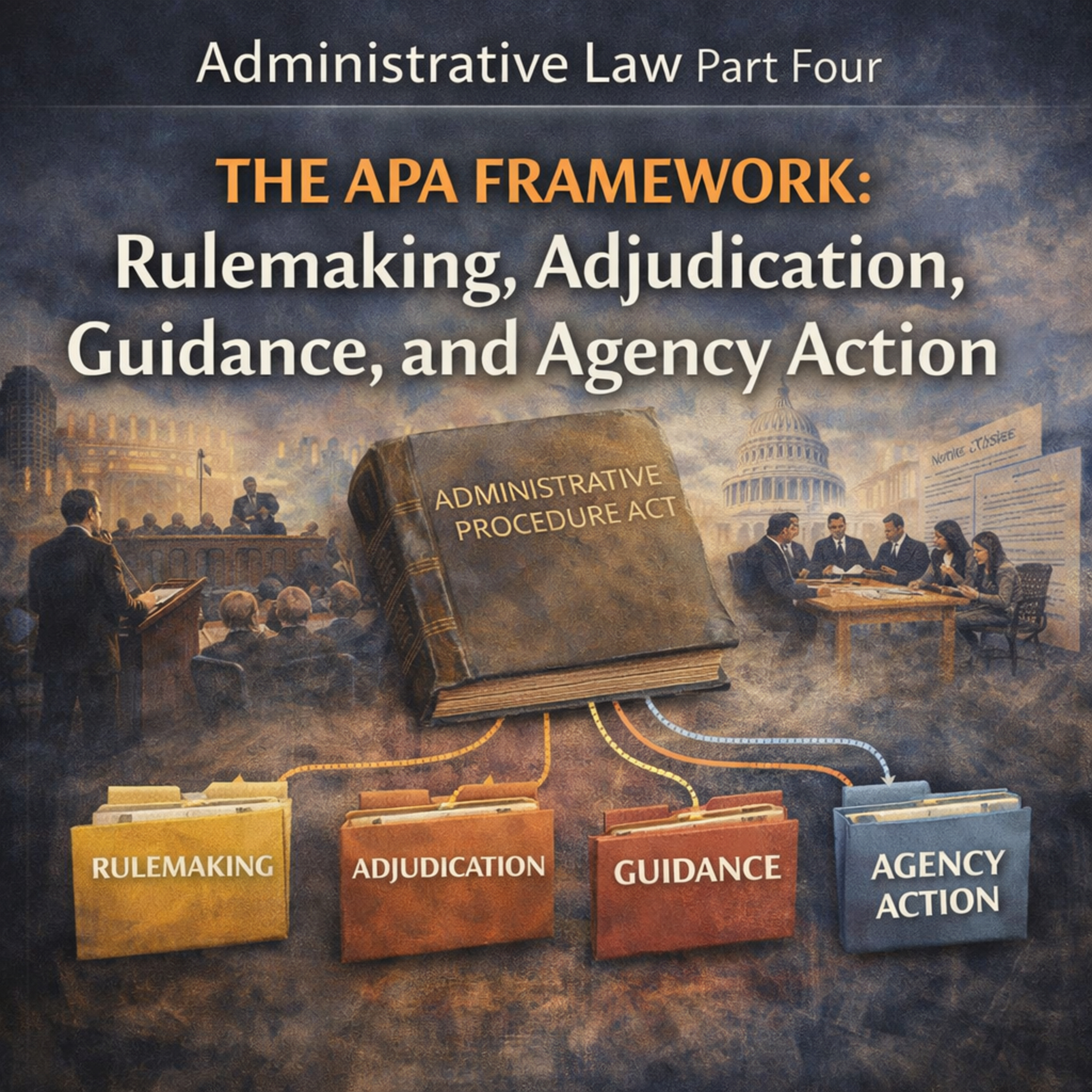 Administrative Law Part Four: The APA Framework: Rulemaking, Adjudication, Guidance, and Agency Action