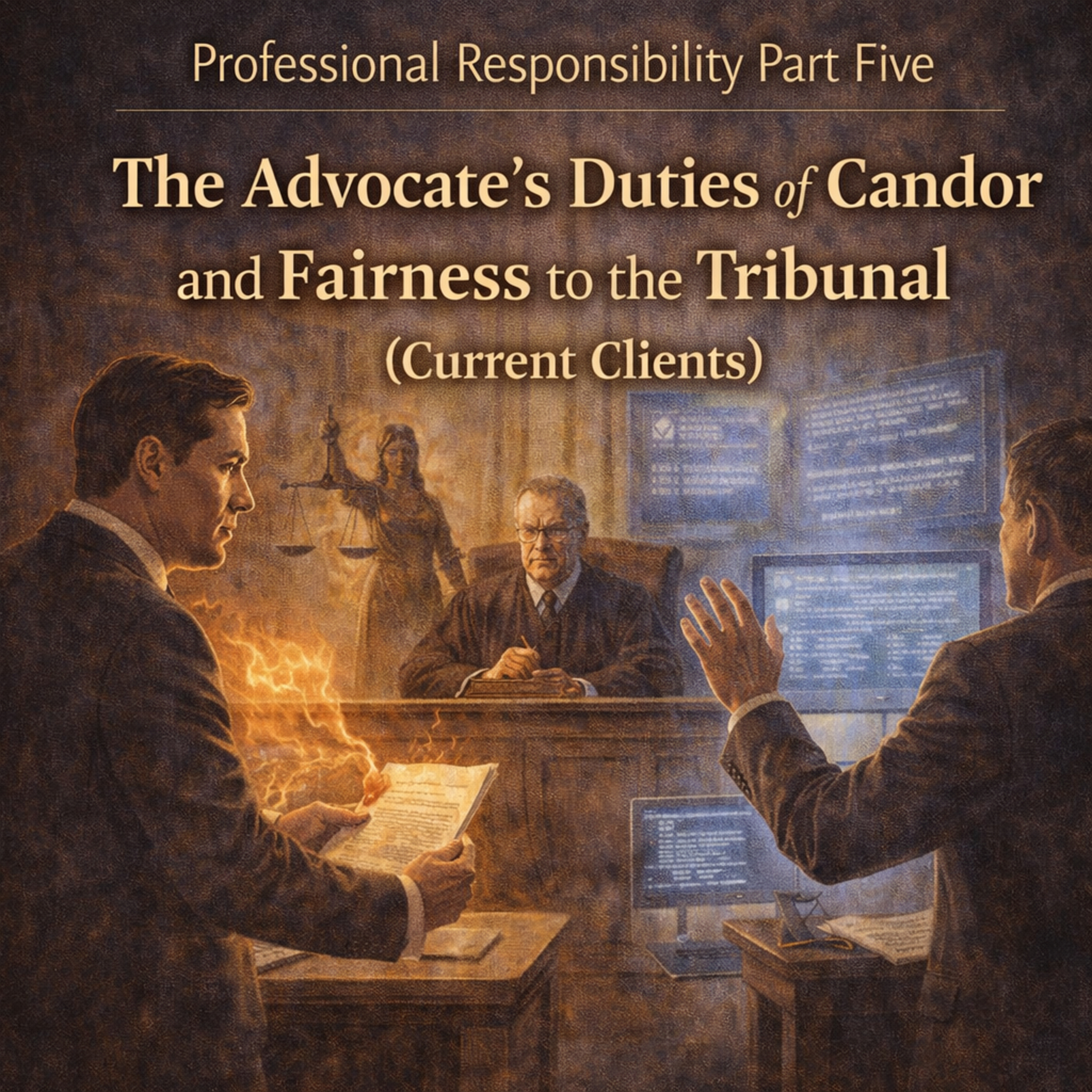 Professional Responsibility Part Five: The Advocate’s Duties of Candor and Fairness to the Tribunal