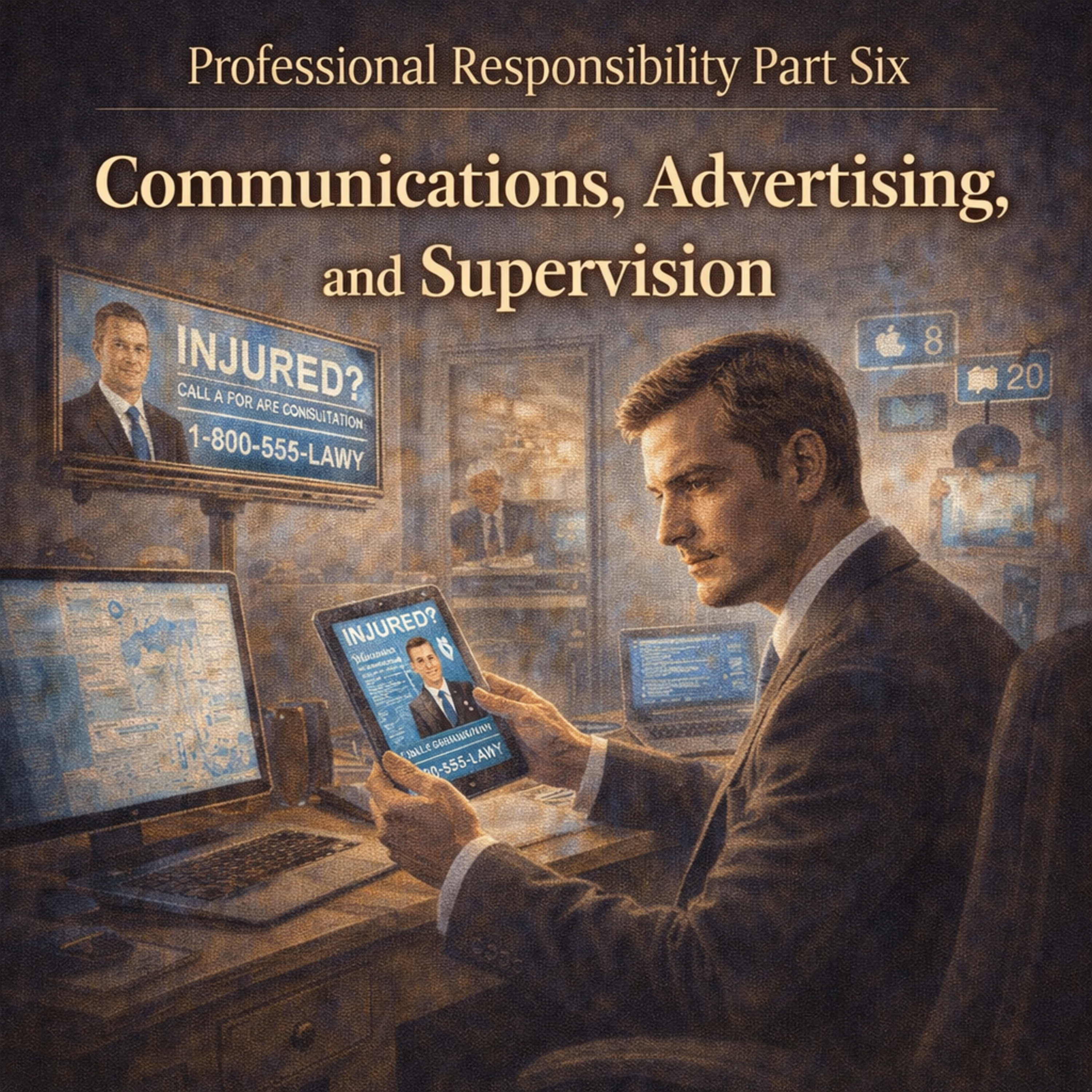 Professional Responsibility Part Six: Communications, Advertising, and Supervision