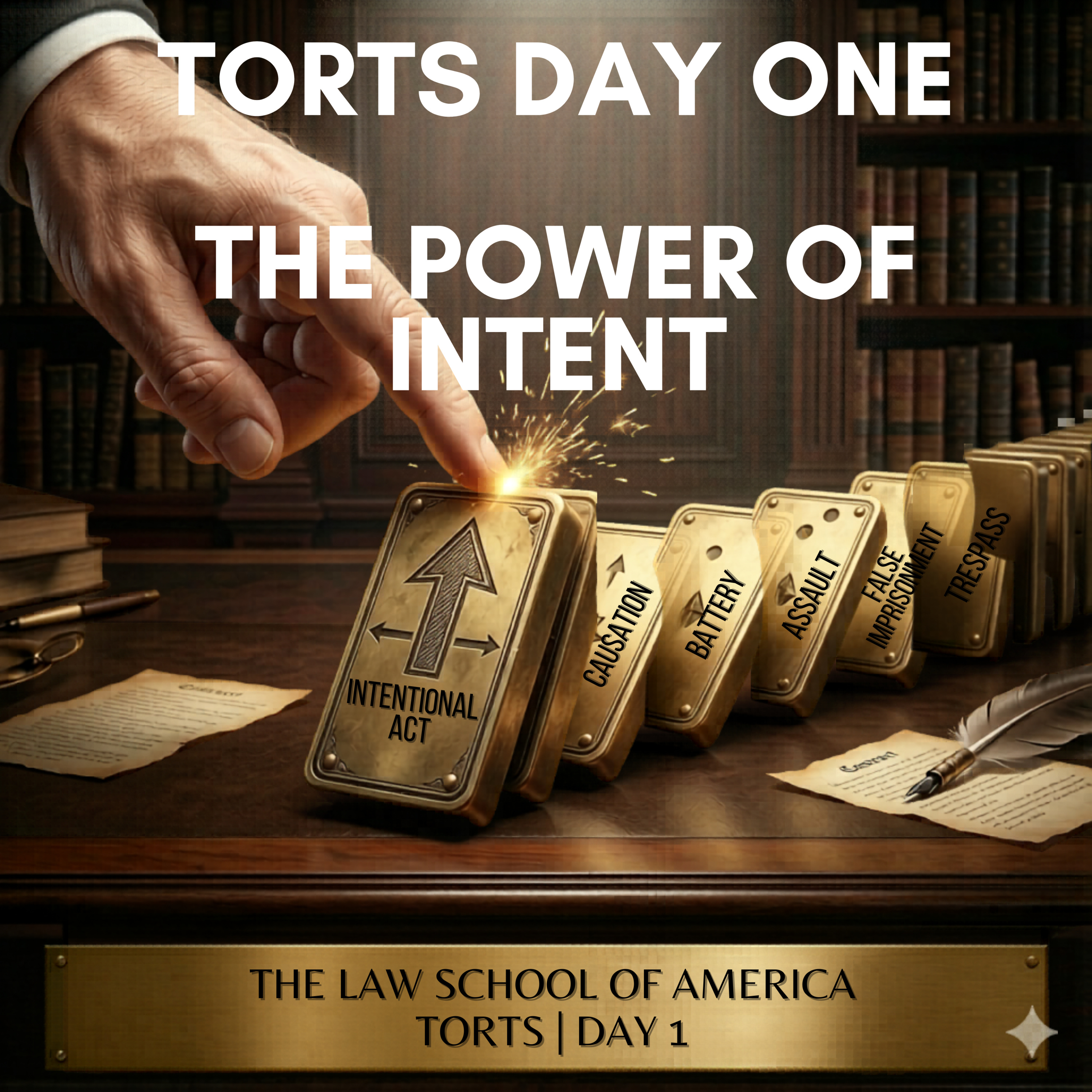 Torts Day One: The Power of Intent