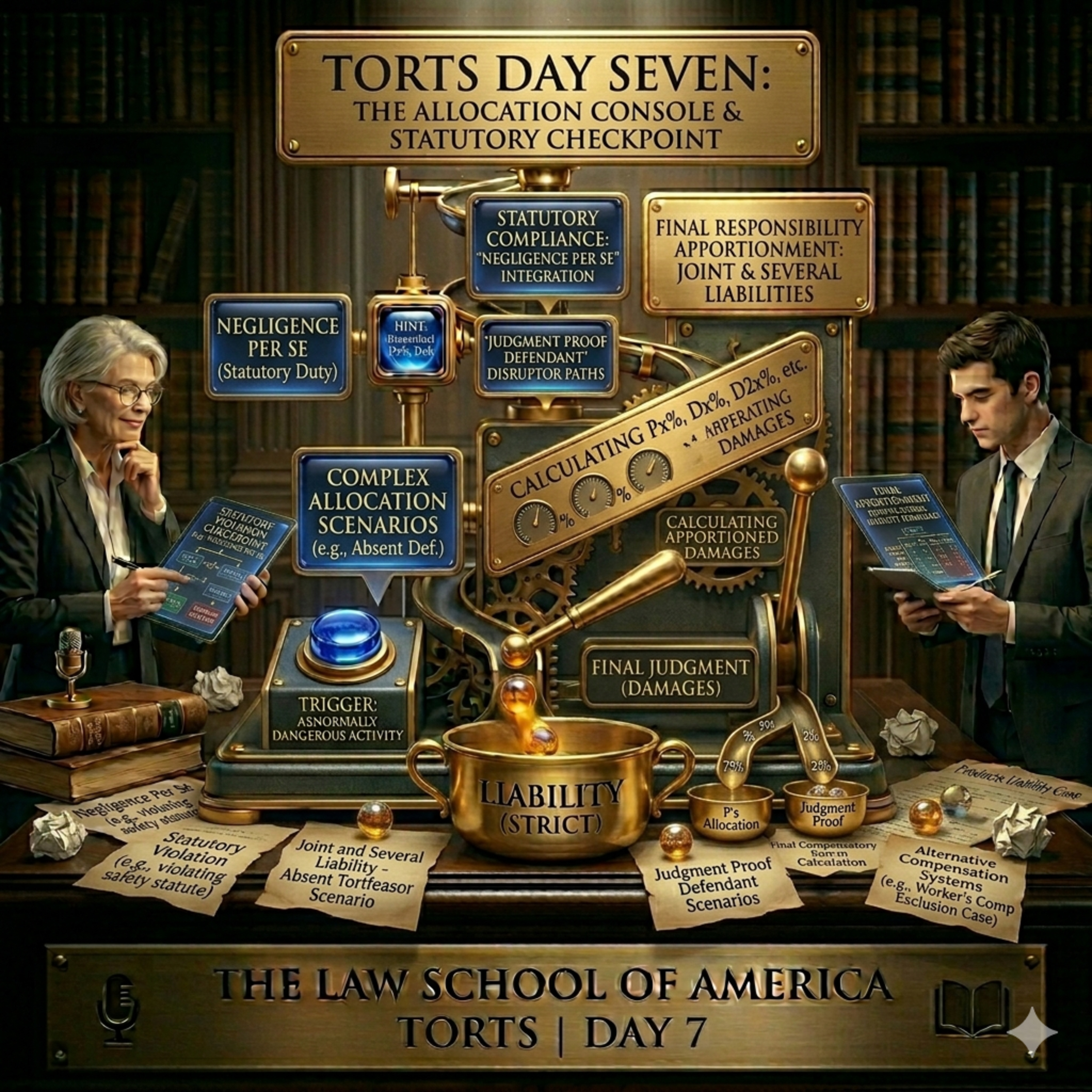 Torts Day Seven: The "Final Summit" Vicarious Liability, Joint Tortfeasors, and Exam Mastery