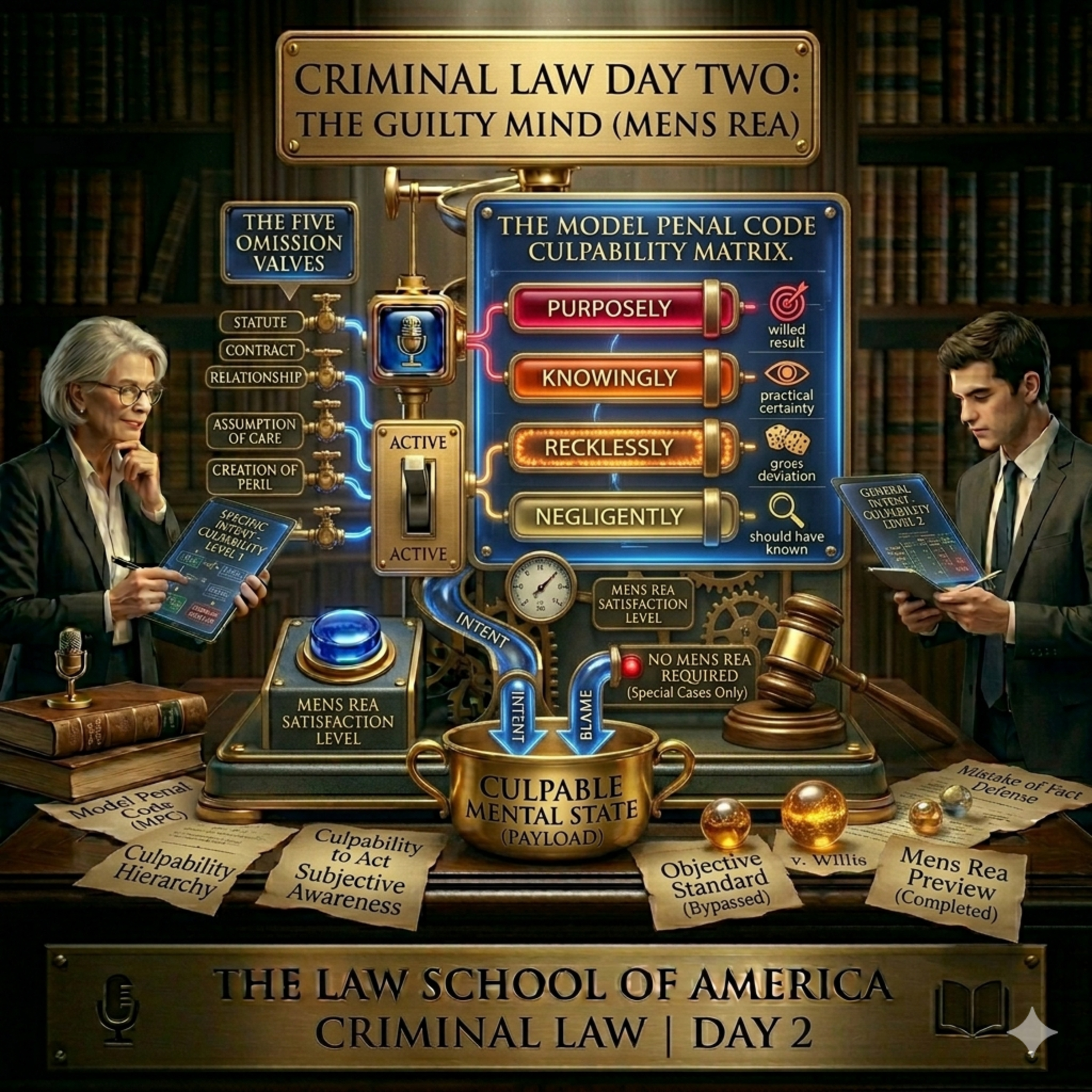 Criminal Law Day Two: The Mind in the Machine, Mens Rea