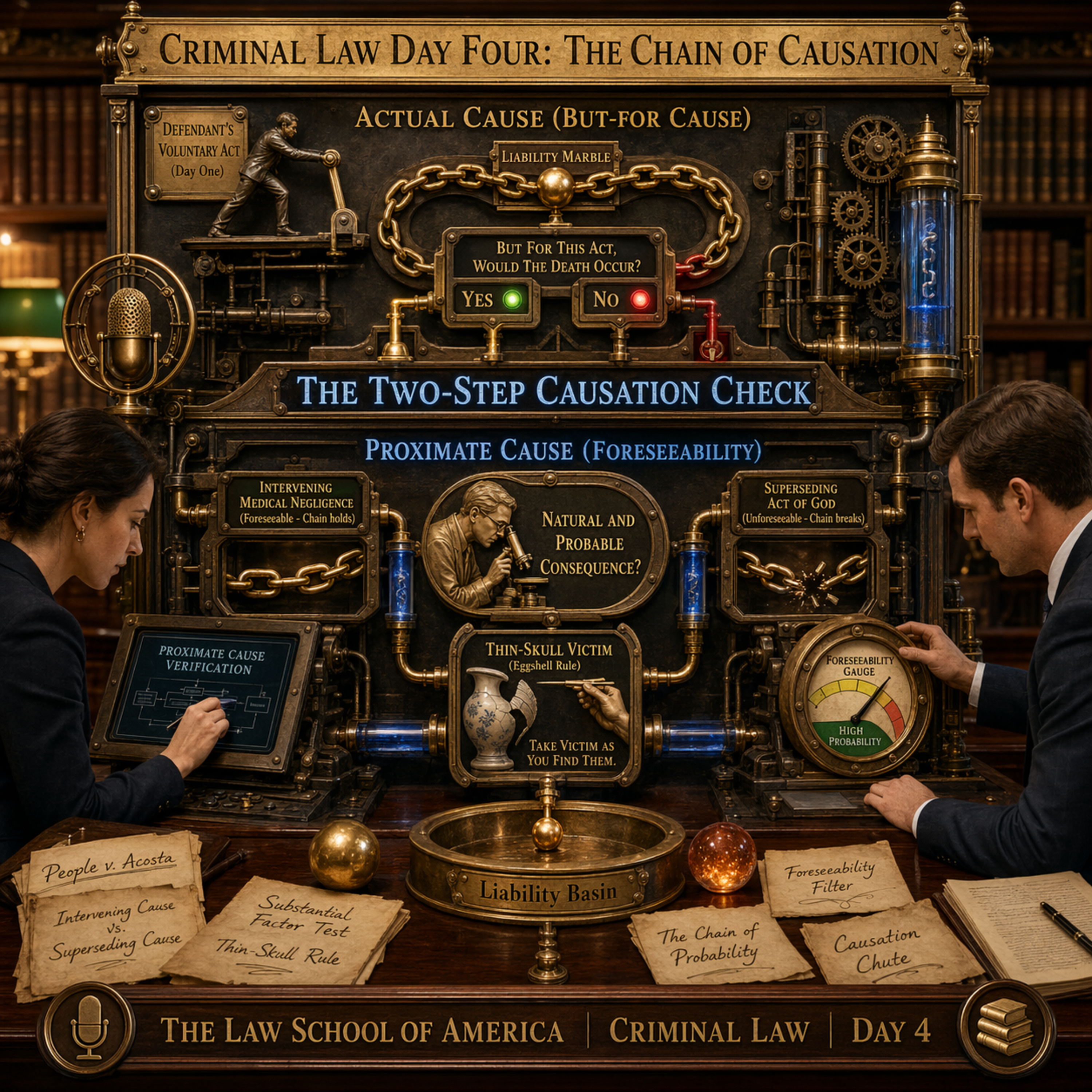 Criminal Law Day Four: The Foreseeable Chain (Causation)