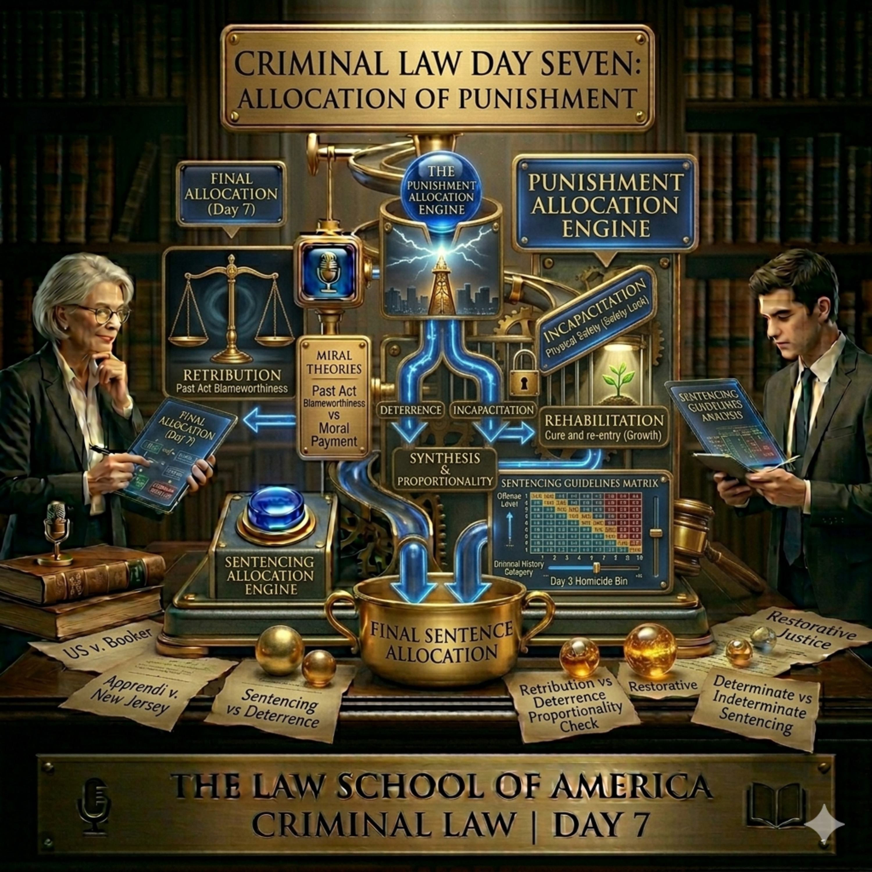 Criminal Law Day Seven: The Weight of Justice (Theories and Allocation of Punishment)