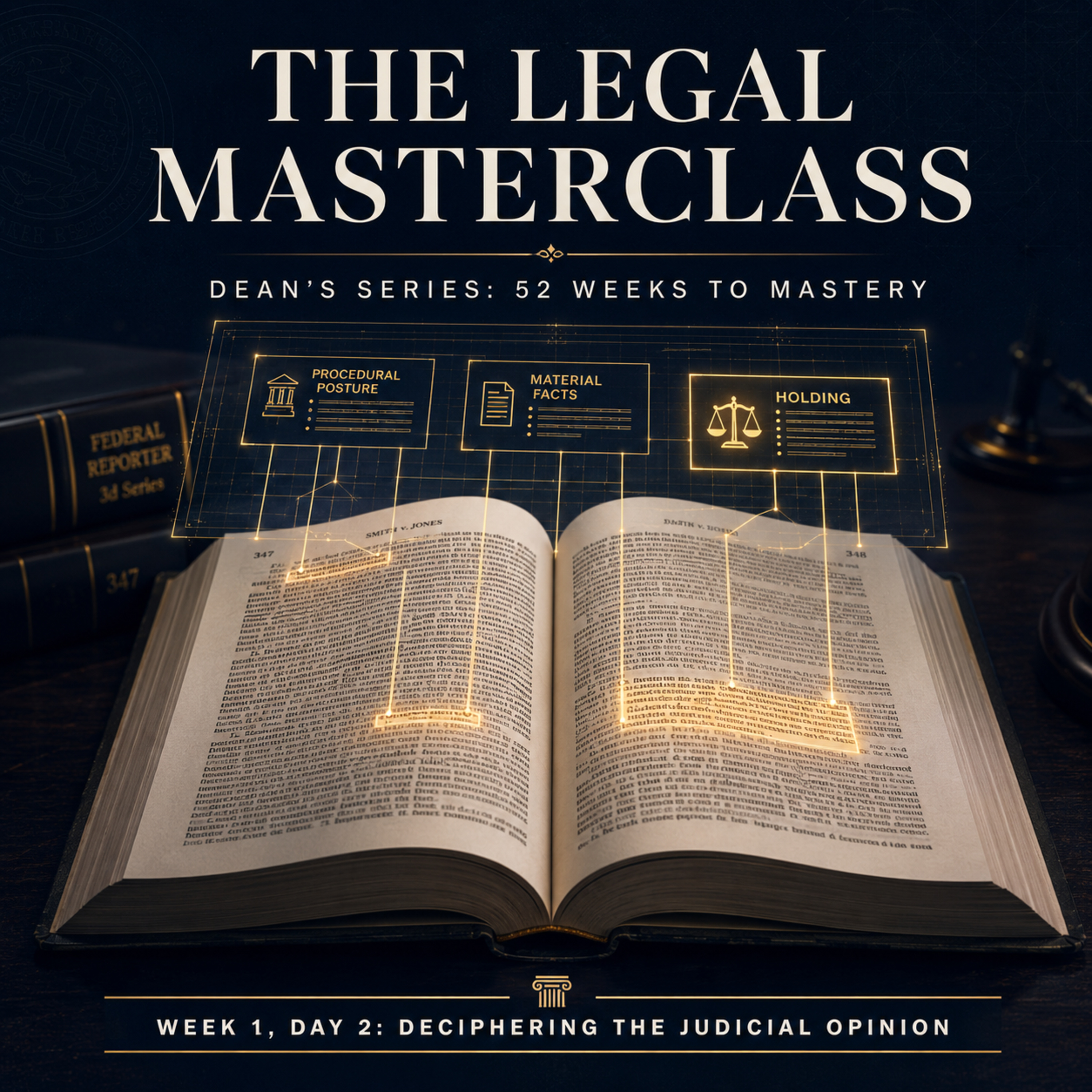 Law School Launch: Deciphering the Judicial Opinion – The Architecture of Case Law and the Art of the Brief