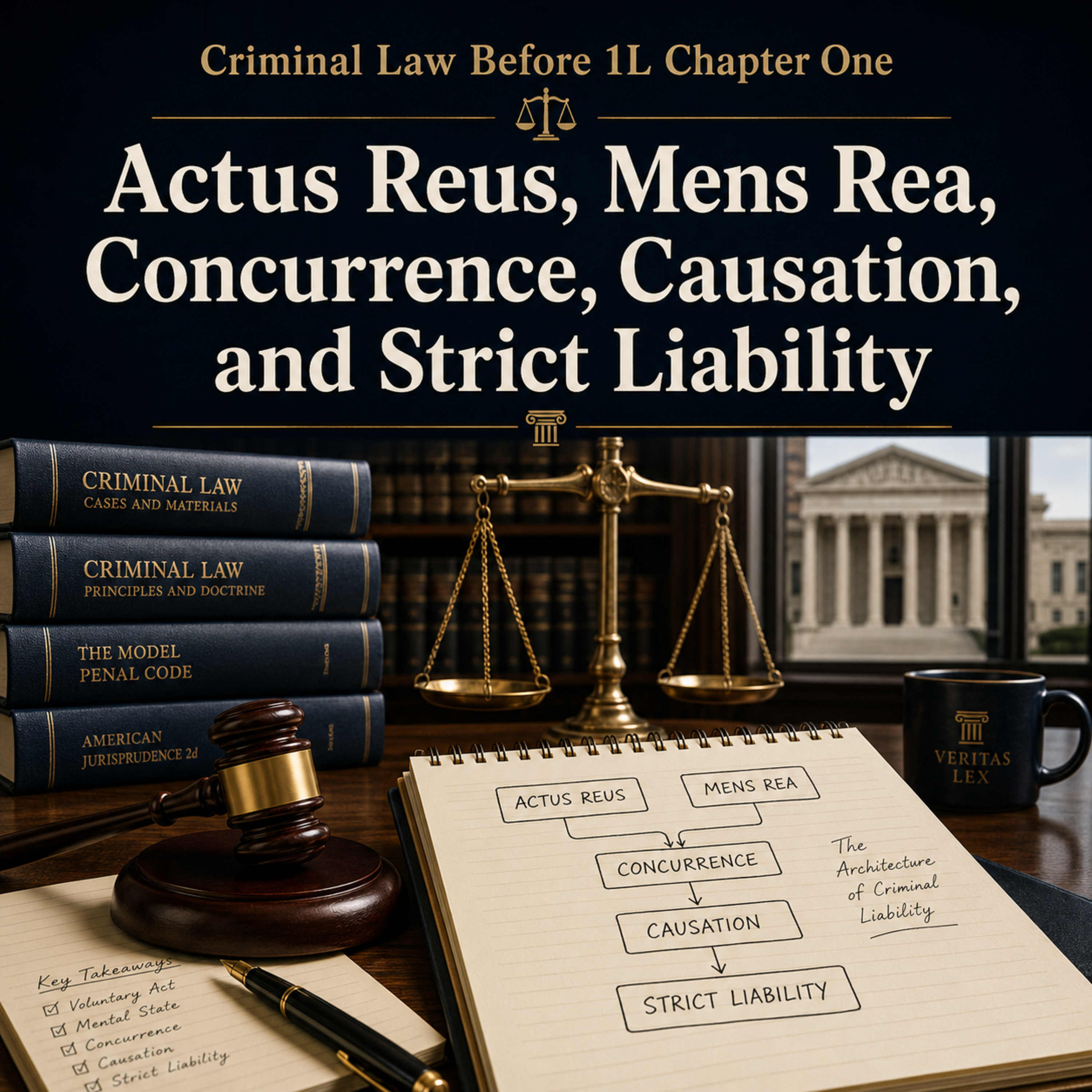 Criminal Law Before 1L: Actus Reus, Mens Rea, Concurrence, Causation, and Strict Liability episode artwork