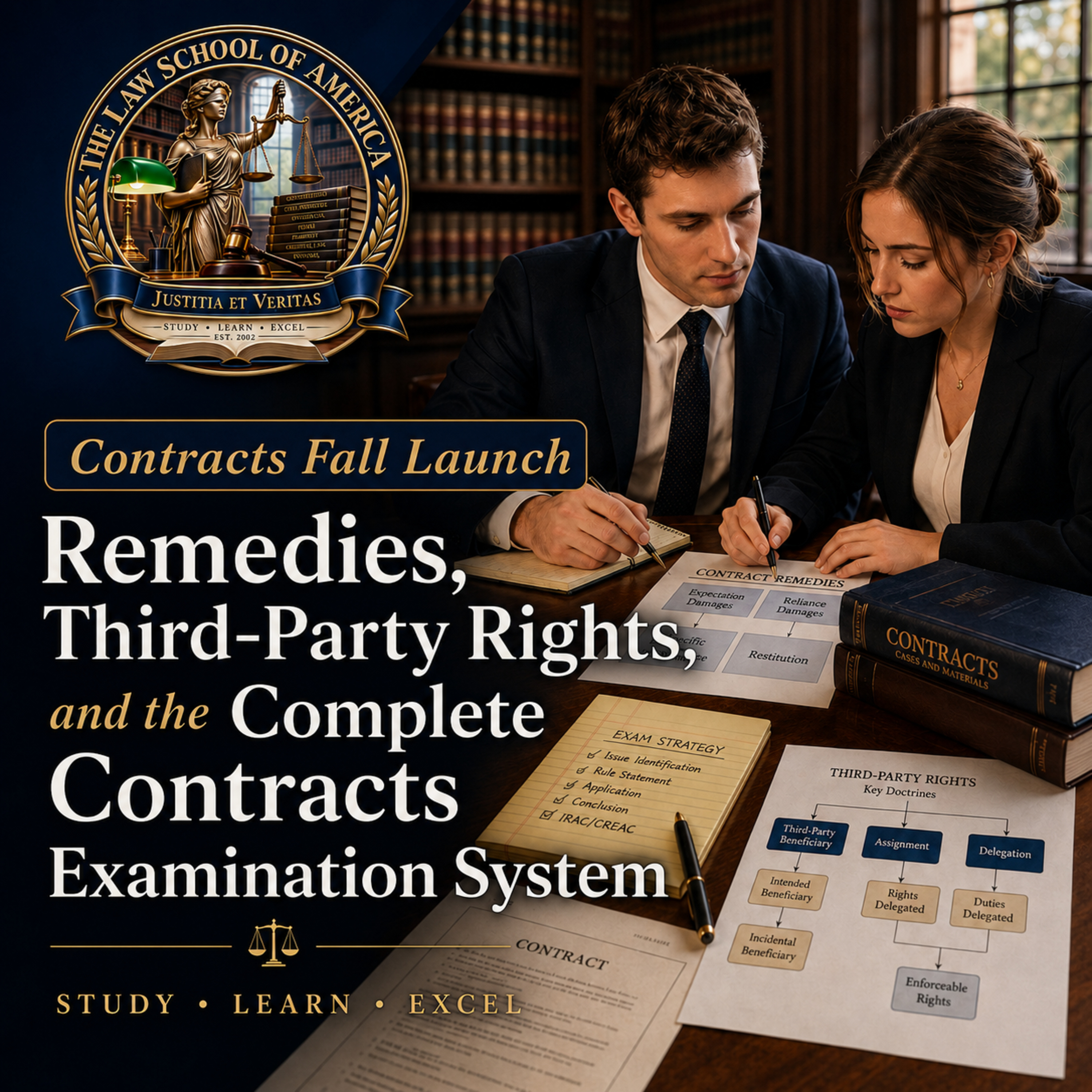 Contracts Fall Launch: Remedies, Third-Party Rights, and the Complete Contracts Examination System episode artwork