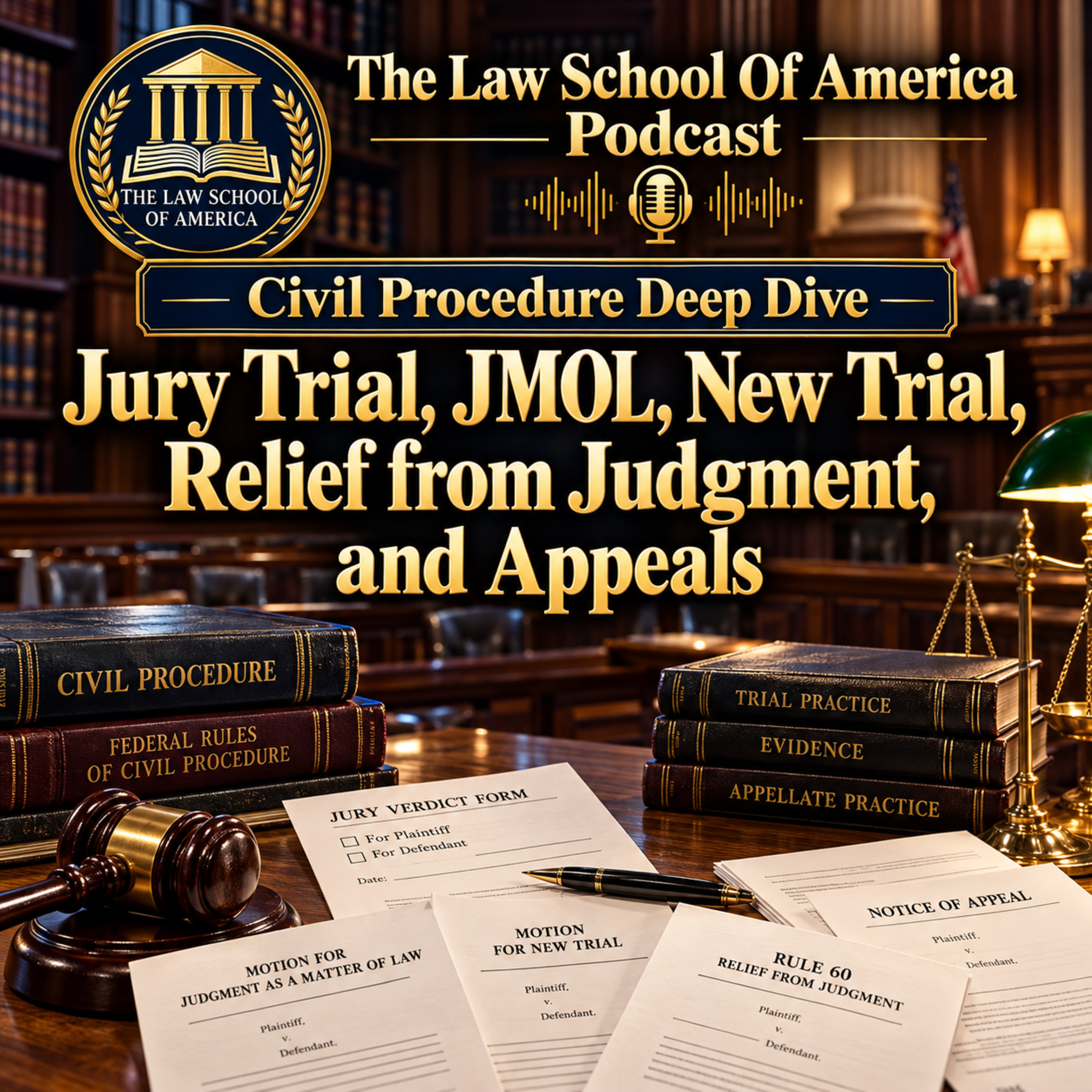 Civil Procedure Part Six: Jury Trial, JMOL, New Trial, Relief from Judgment, and Appeals
