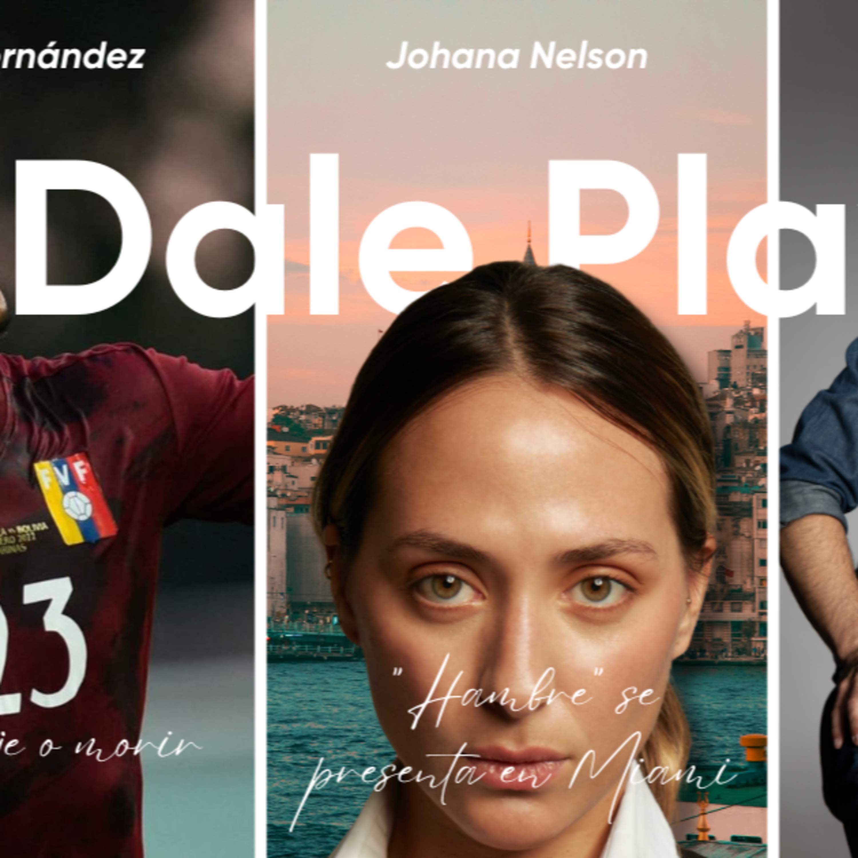 Cine, teatro y fútbol: Joanna Nelson, Adrián Vázquez y Geoff Hernández