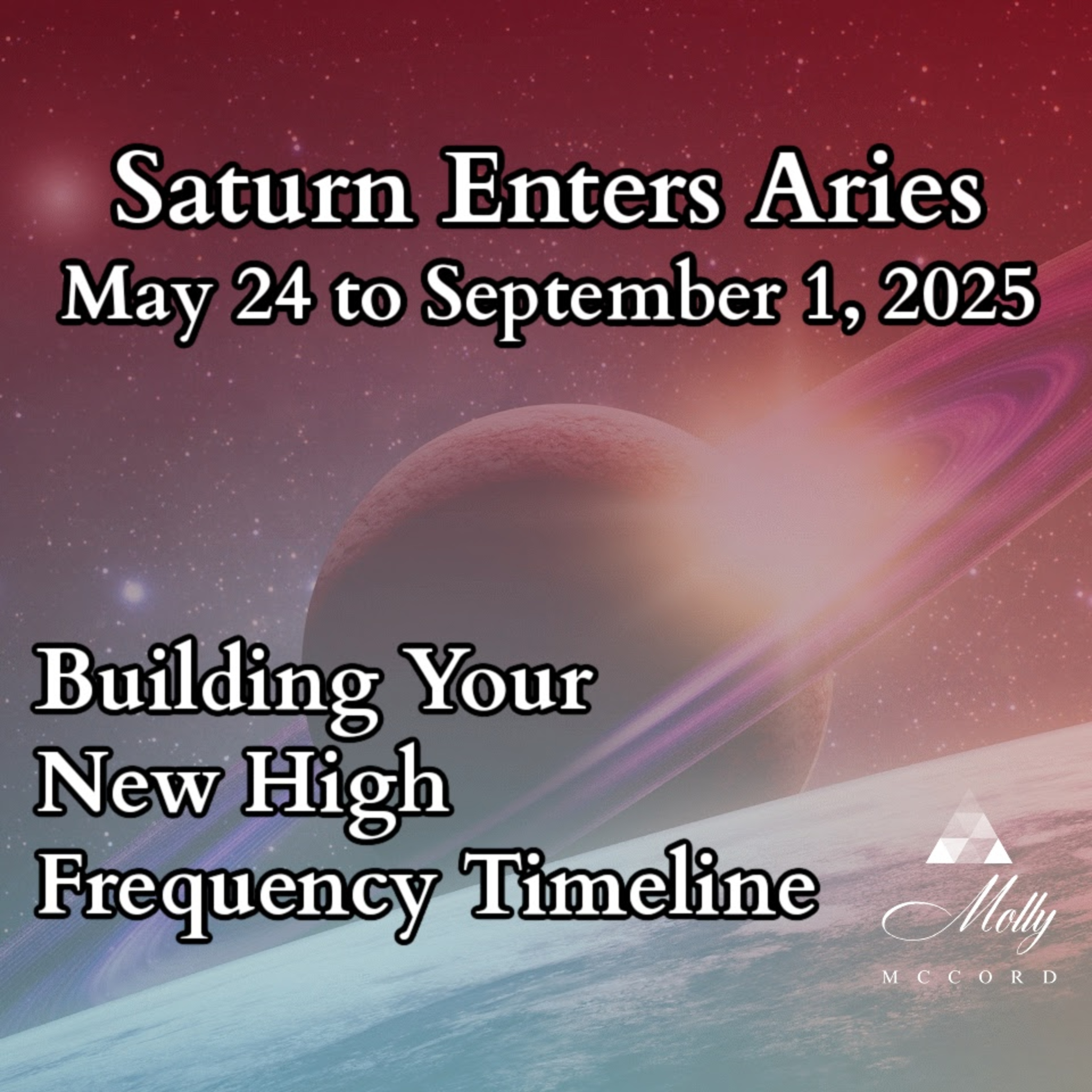 Saturn In Aries For 3 Months in 2025 ~ Building Your New High Frequency Timeline