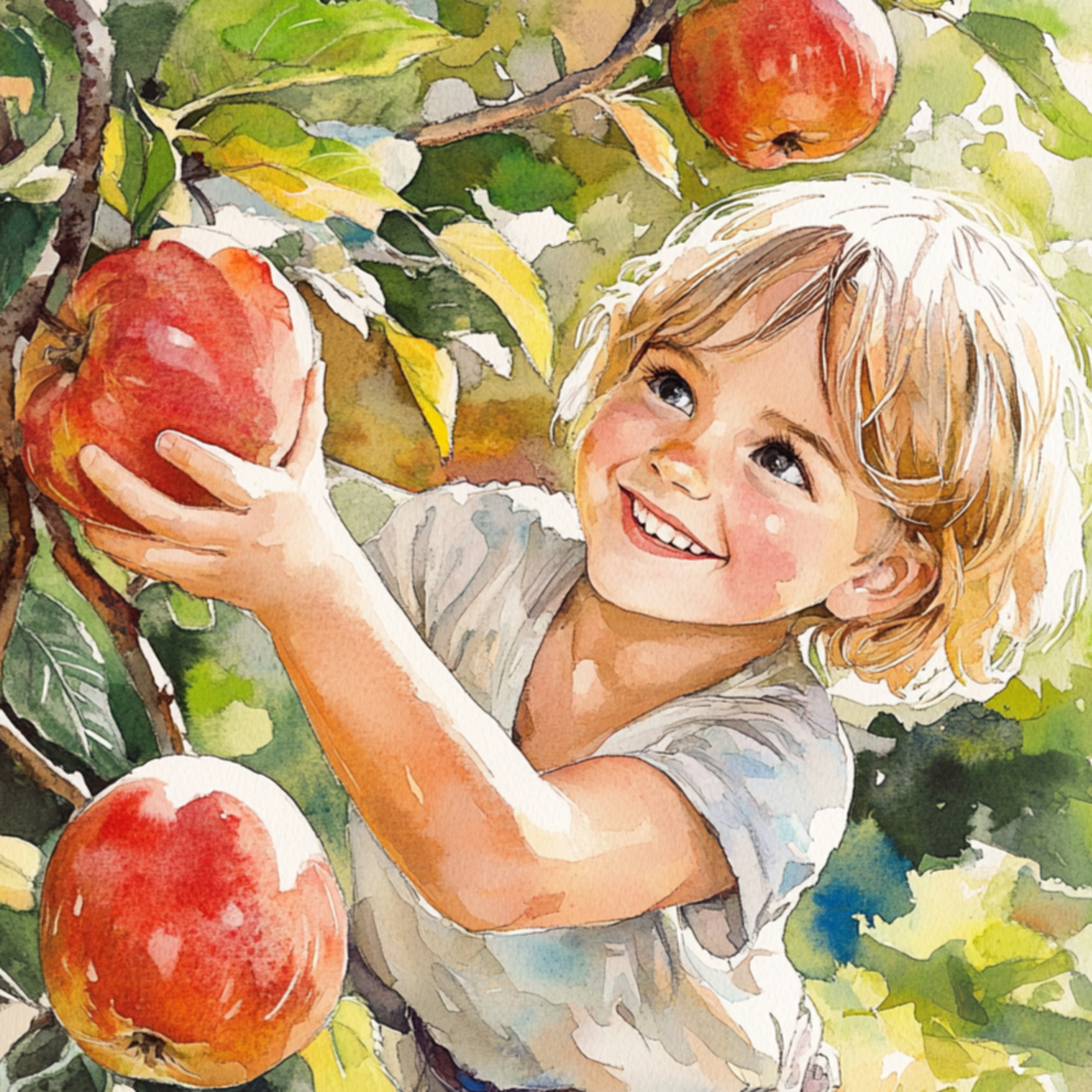 Luna Picks Apples - Bedtime Story