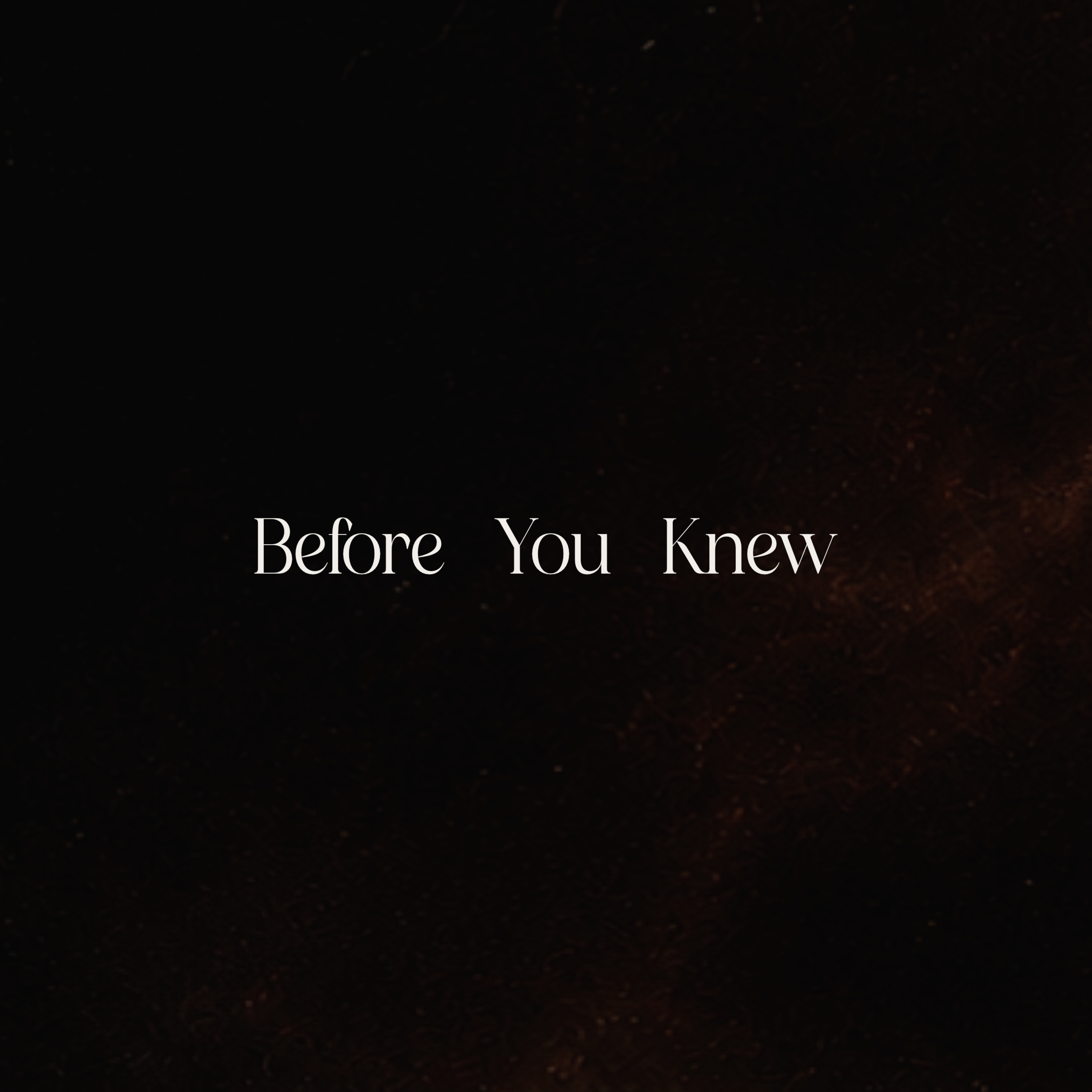 Before You Knew, You Knew episode artwork