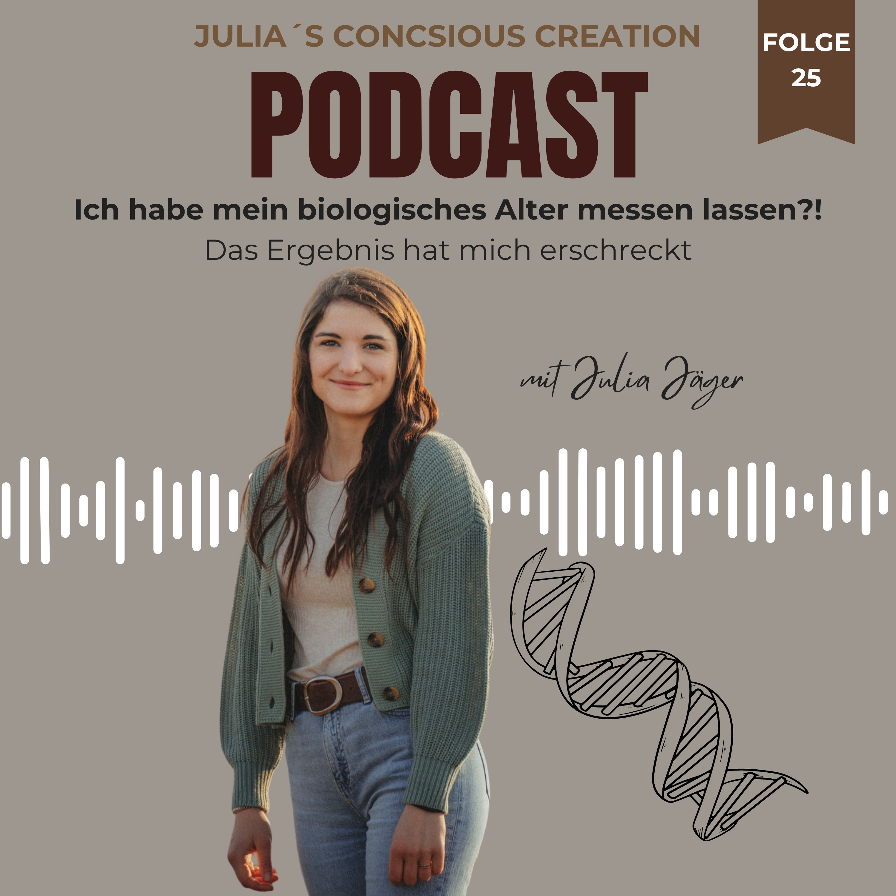#25 „Biologisches Alter: Warum dieser Test dein Leben verändern kann – oder dich schockt“ episode artwork