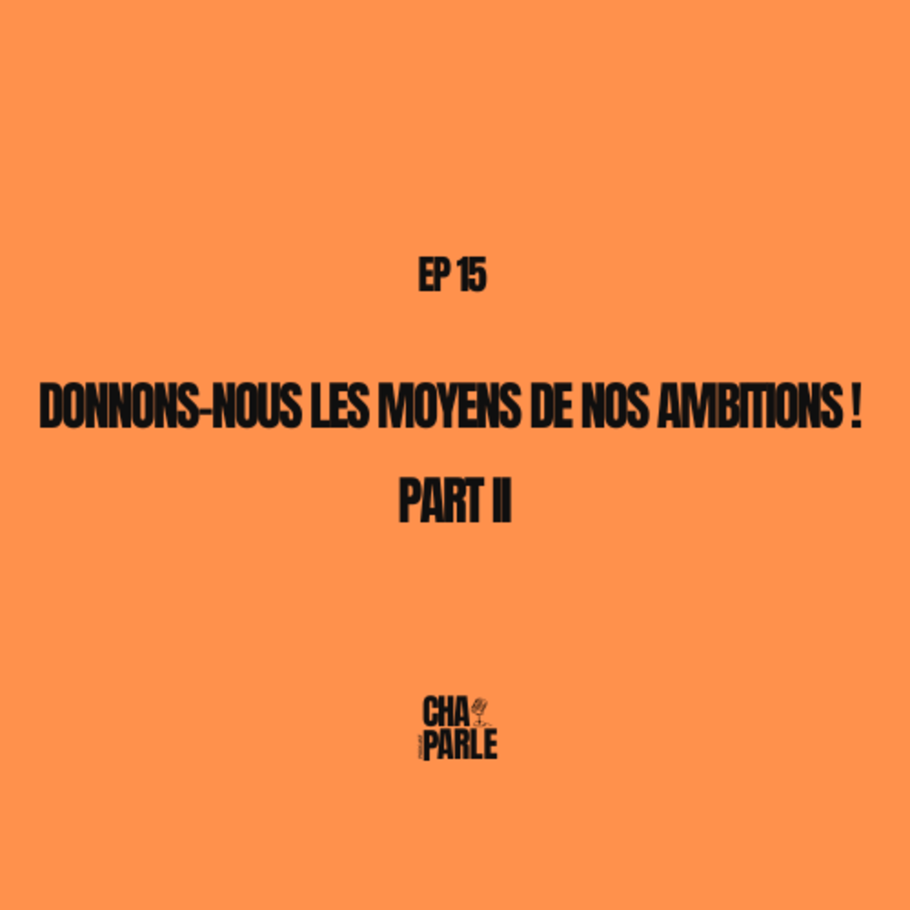 Donnons les moyens de nos ambitions part II episode artwork