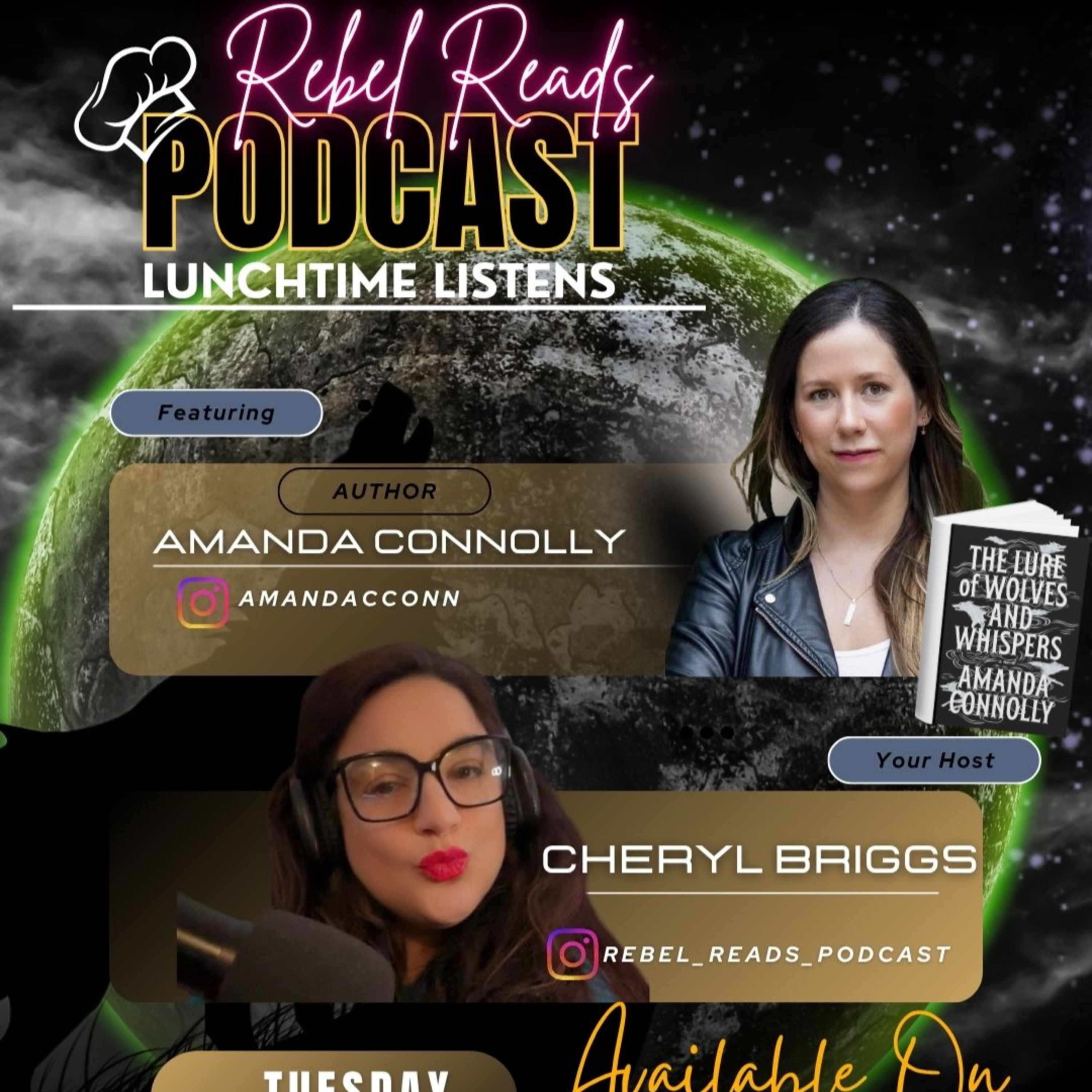 Lunchtime Listens: Inside The Lure of Wolves and Whispers: Author Amanda Connolly on Dark Romantasy, Forbidden Magic & Slow-Burn Romance (E61) episode artwork