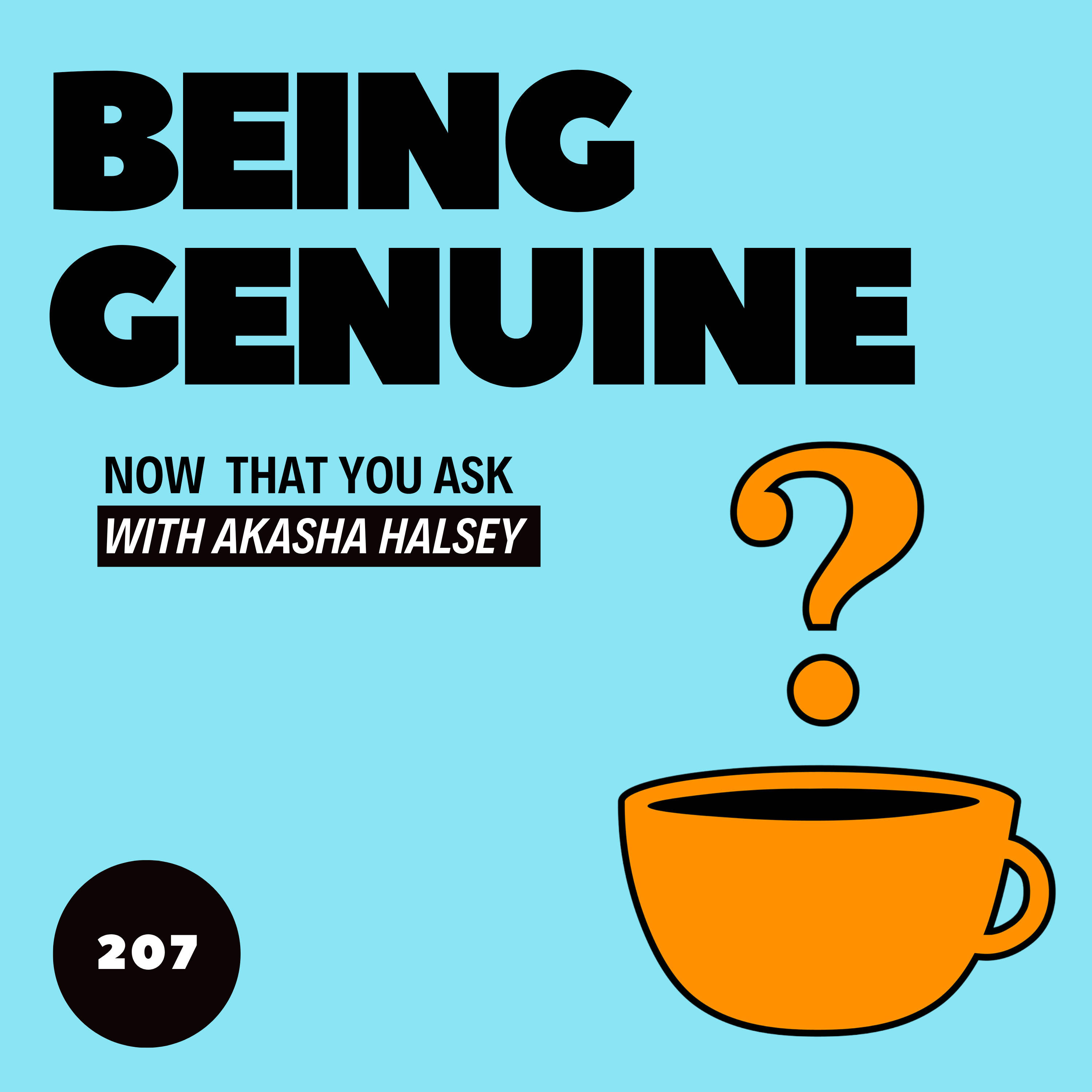 207. Being Genuine episode artwork