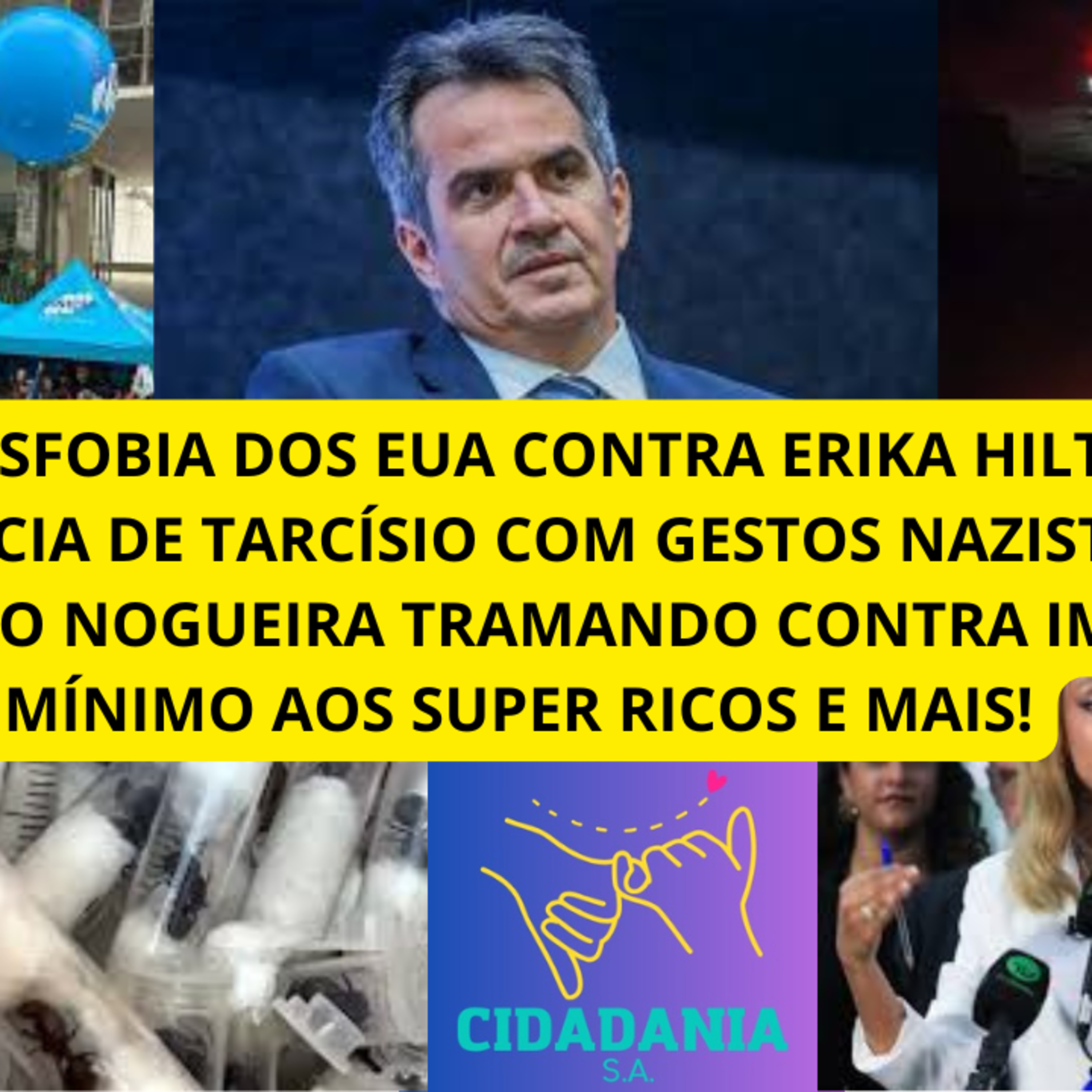 CIRO NOGUEIRA ARTICULANDO PARA BARRAR IMPOSTO MÍNIMO, TRÁFICO DE FORMIGAS, ERIKA HILTON E MUITO MAIS