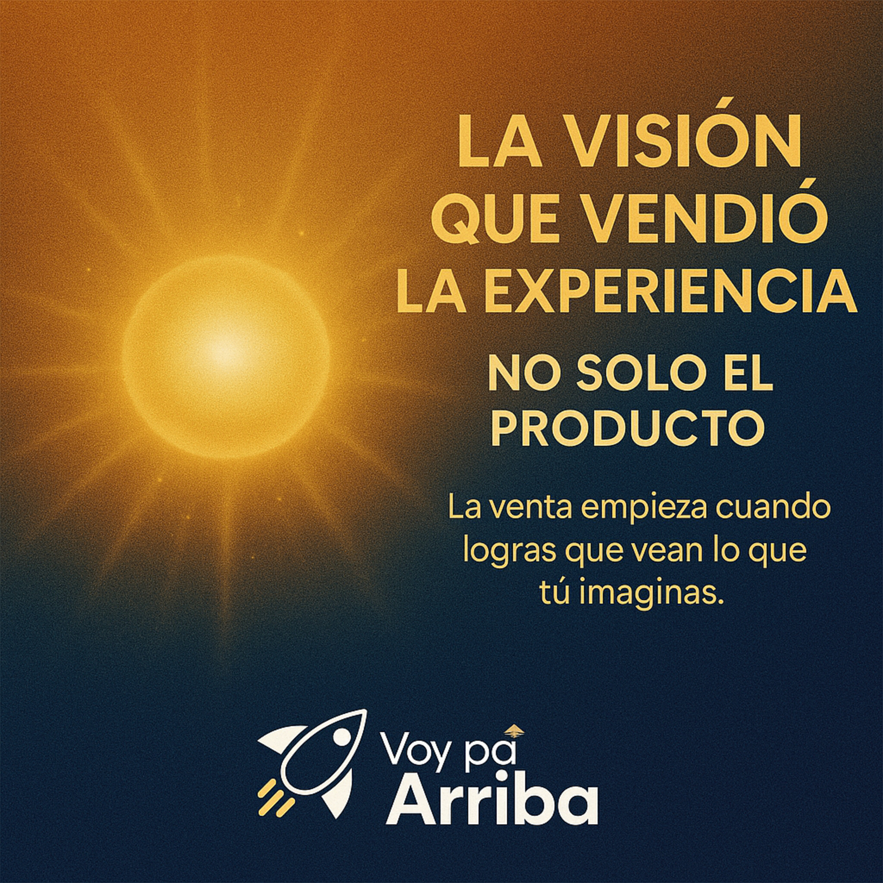 La Visión que Vendió la Experiencia, No Solo el producto. episode artwork