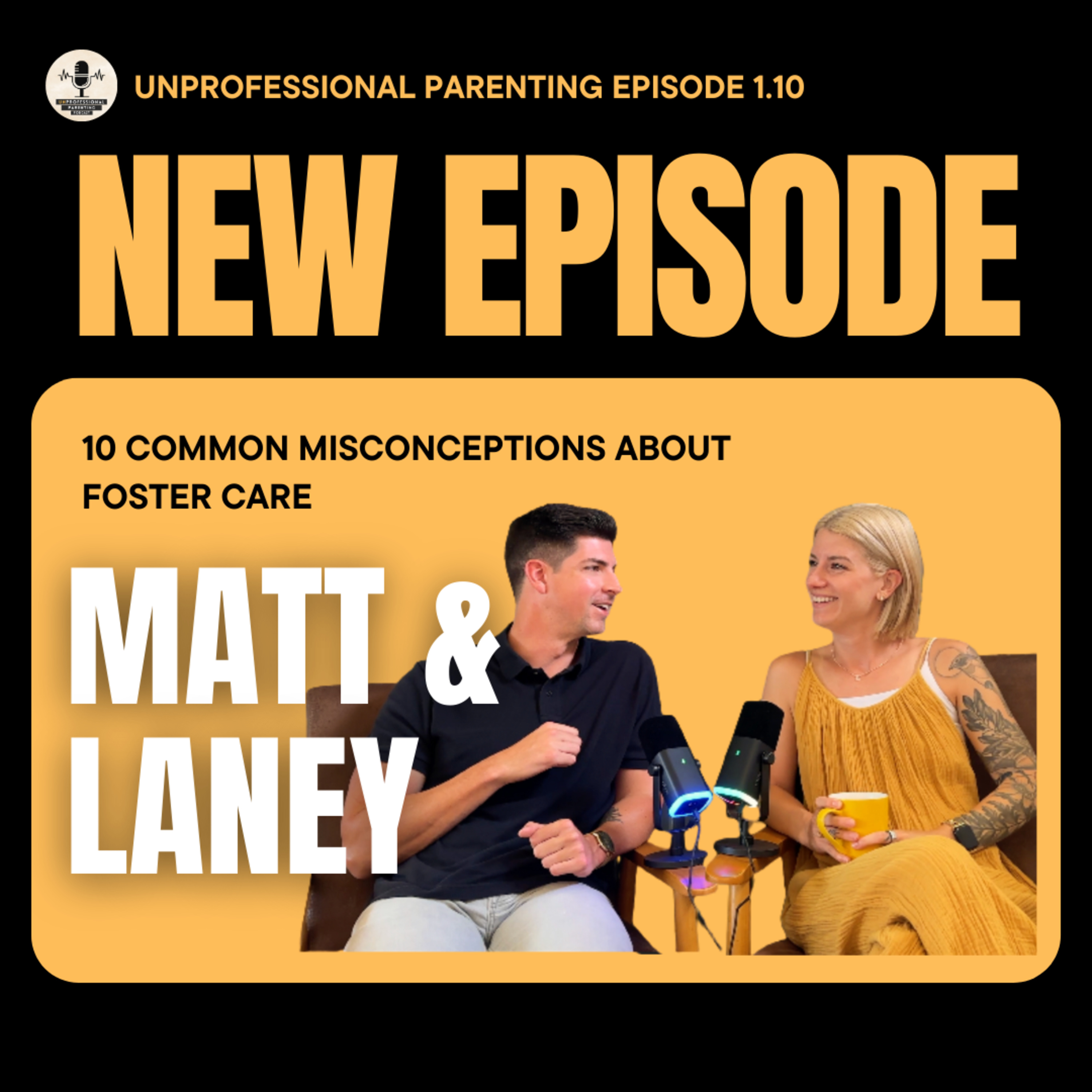UnProfessional Parenting 1.10 // 10 Common Misconceptions about Foster Care episode artwork