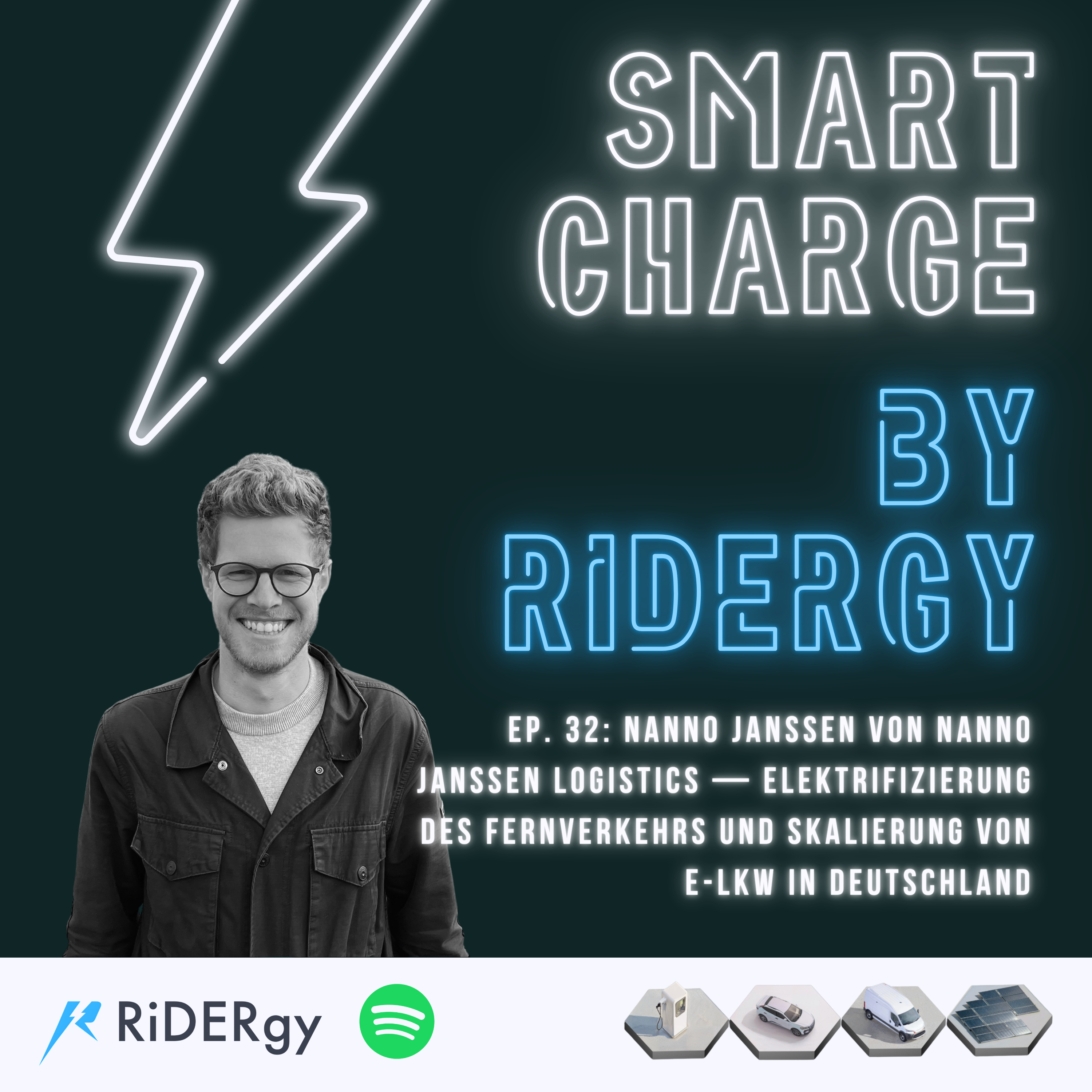 Ep. 32: Nanno Janssen von Nanno Janssen Logistics — Elektrifizierung des Fernverkehrs und Skalierung von E-Lkw in Deutschland