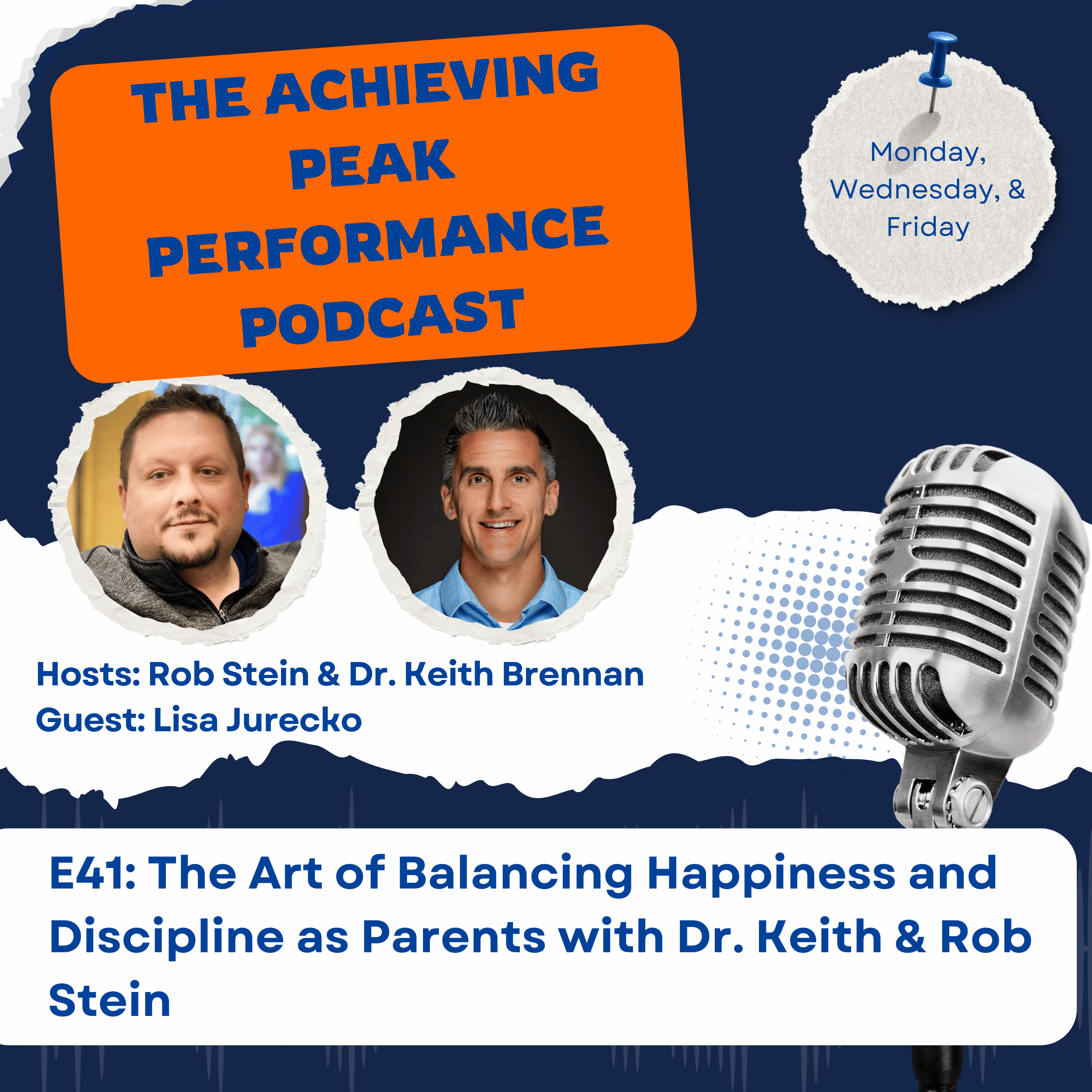 The Art of Balancing Happiness and Discipline as Parents with Dr. Keith & Rob Stein episode artwork