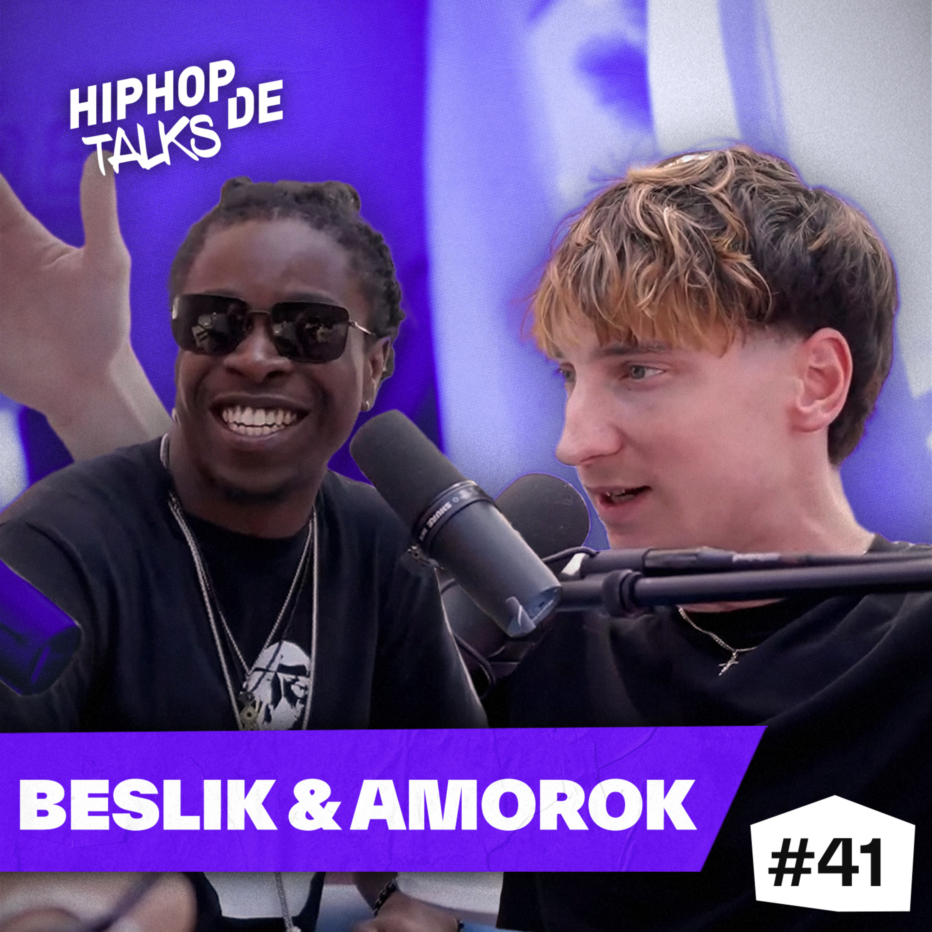 #41 BESLIK & AMOROK über Friseure, China, Städte-Trips, Sierra Leone, Rauchen & Diddy-Freispruch episode artwork