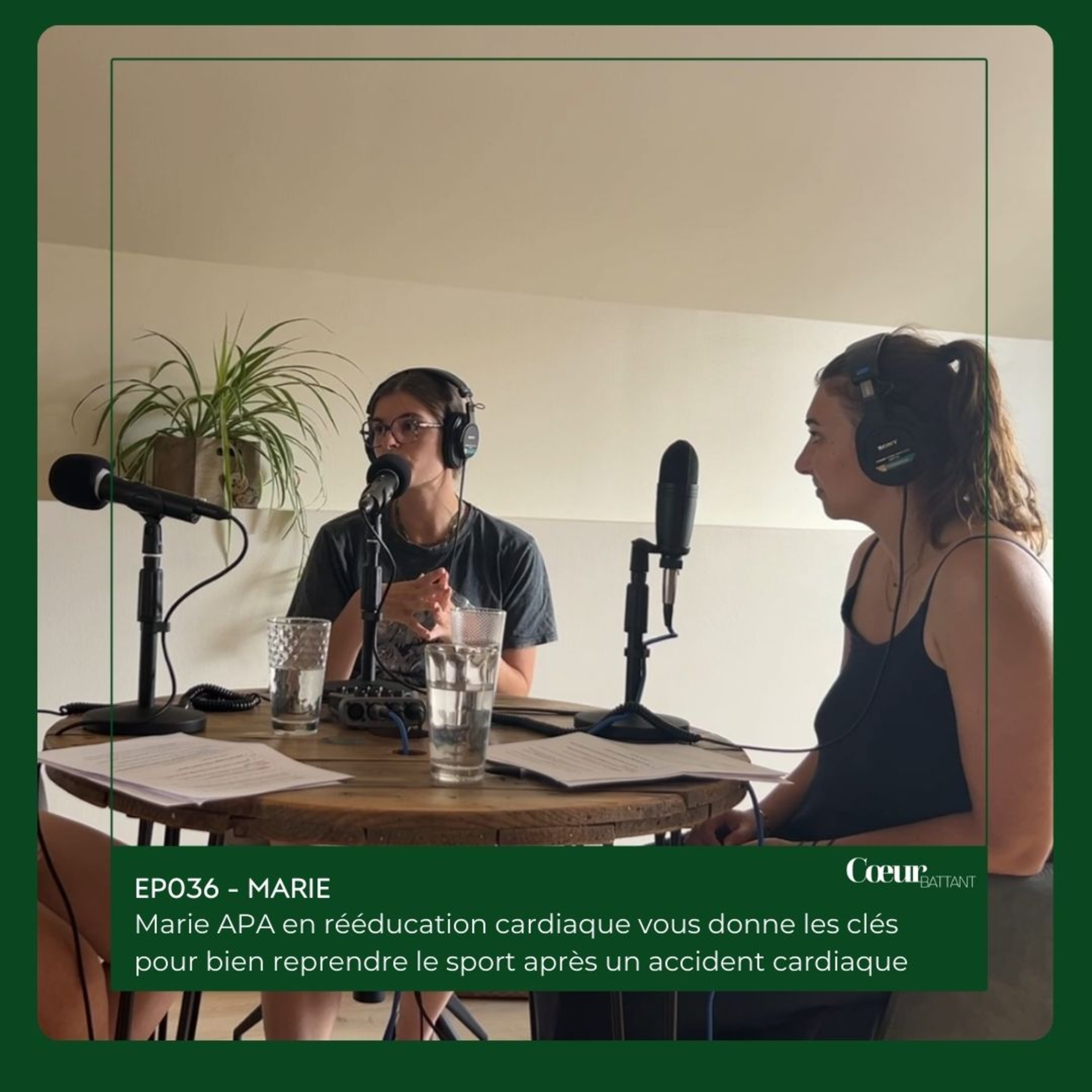 EP036 - MARIE : Marie APA en rééeducation cardiaque vous donne les clés pour bien reprendre le sport après un accident cardiaque episode artwork