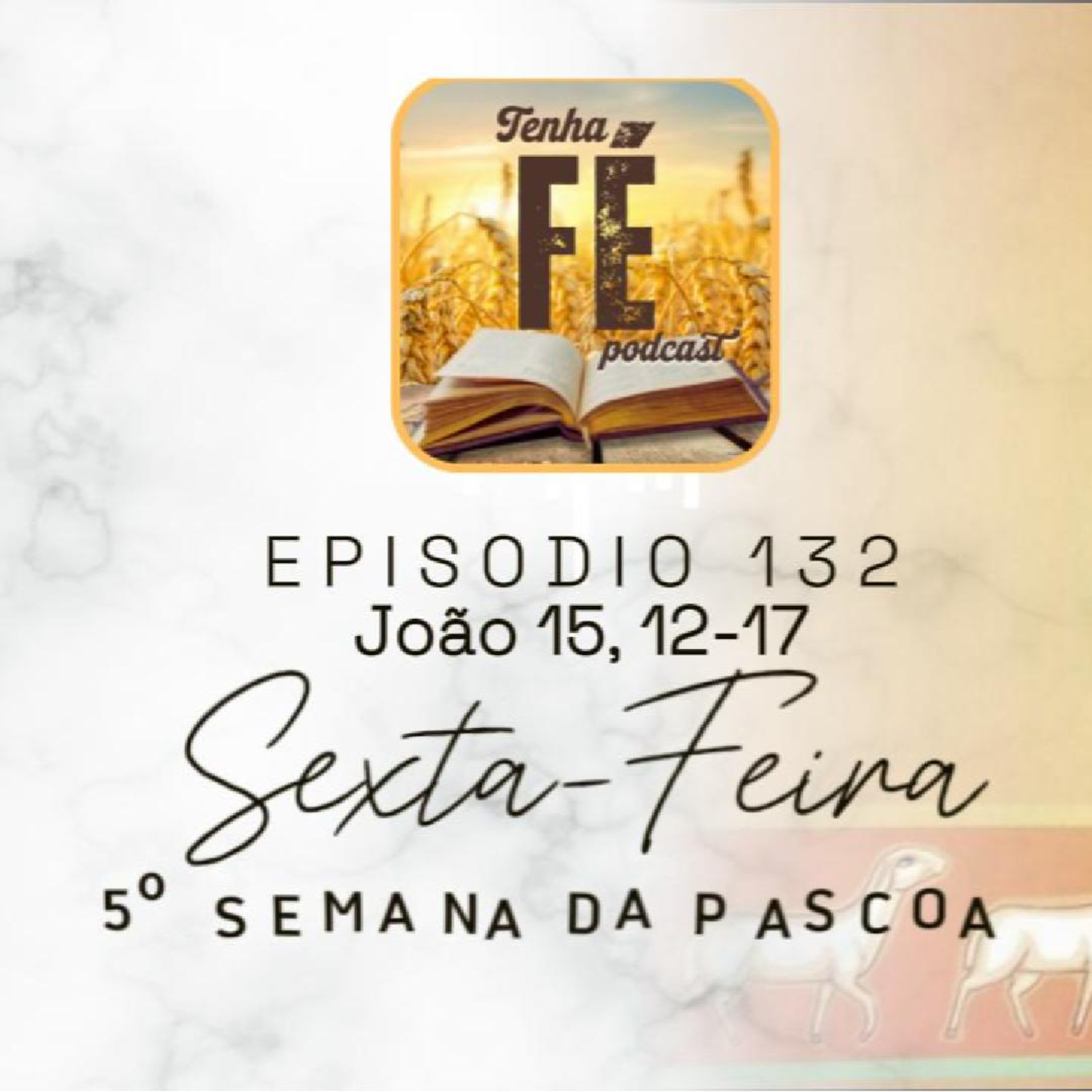 (EP 132) Evangelho do dia 23/05: Jo 15, 12-17 - Sex. da V Sem. da Páscoa