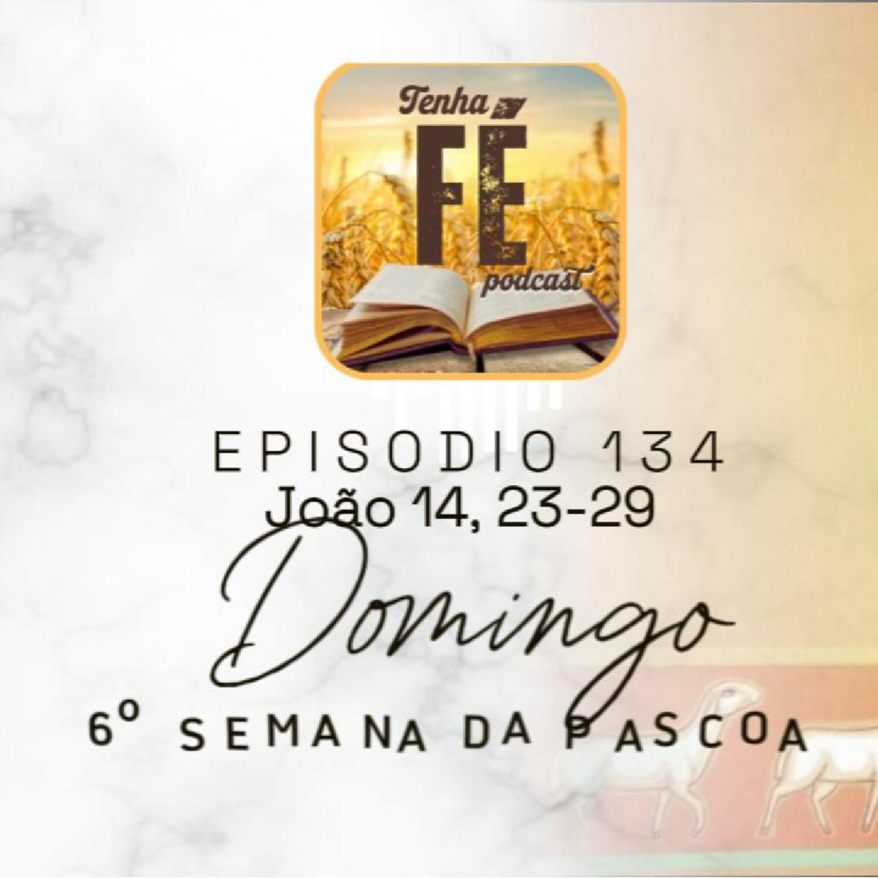 (EP 134) Evangelho do dia 25/05: Jo 14, 23-29 - VI Domingo da Páscoa - Ano C