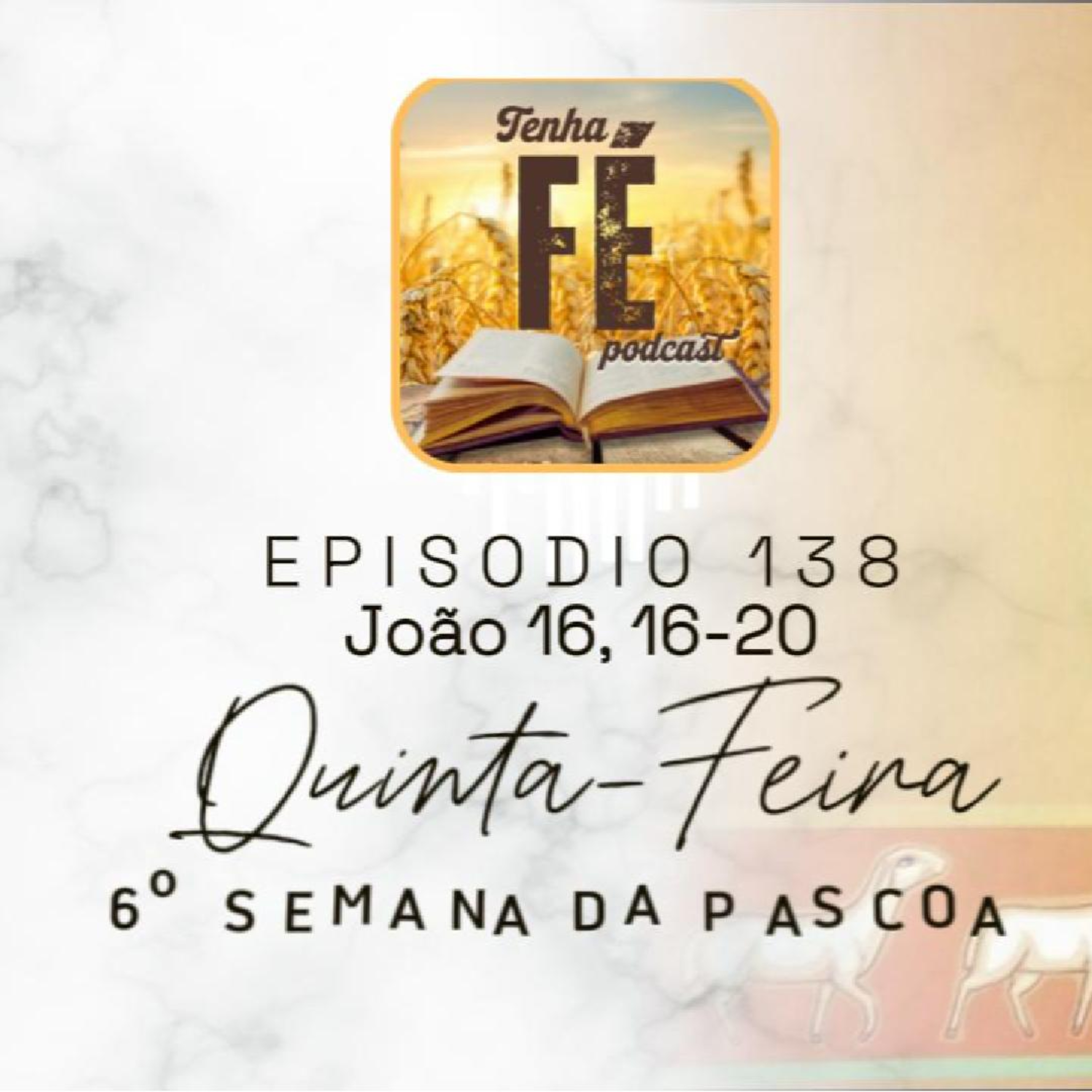 (EP 138) Evangelho do dia 29/05: Jo 16, 16-20 - Qui. da VI Sem. da Páscoa
