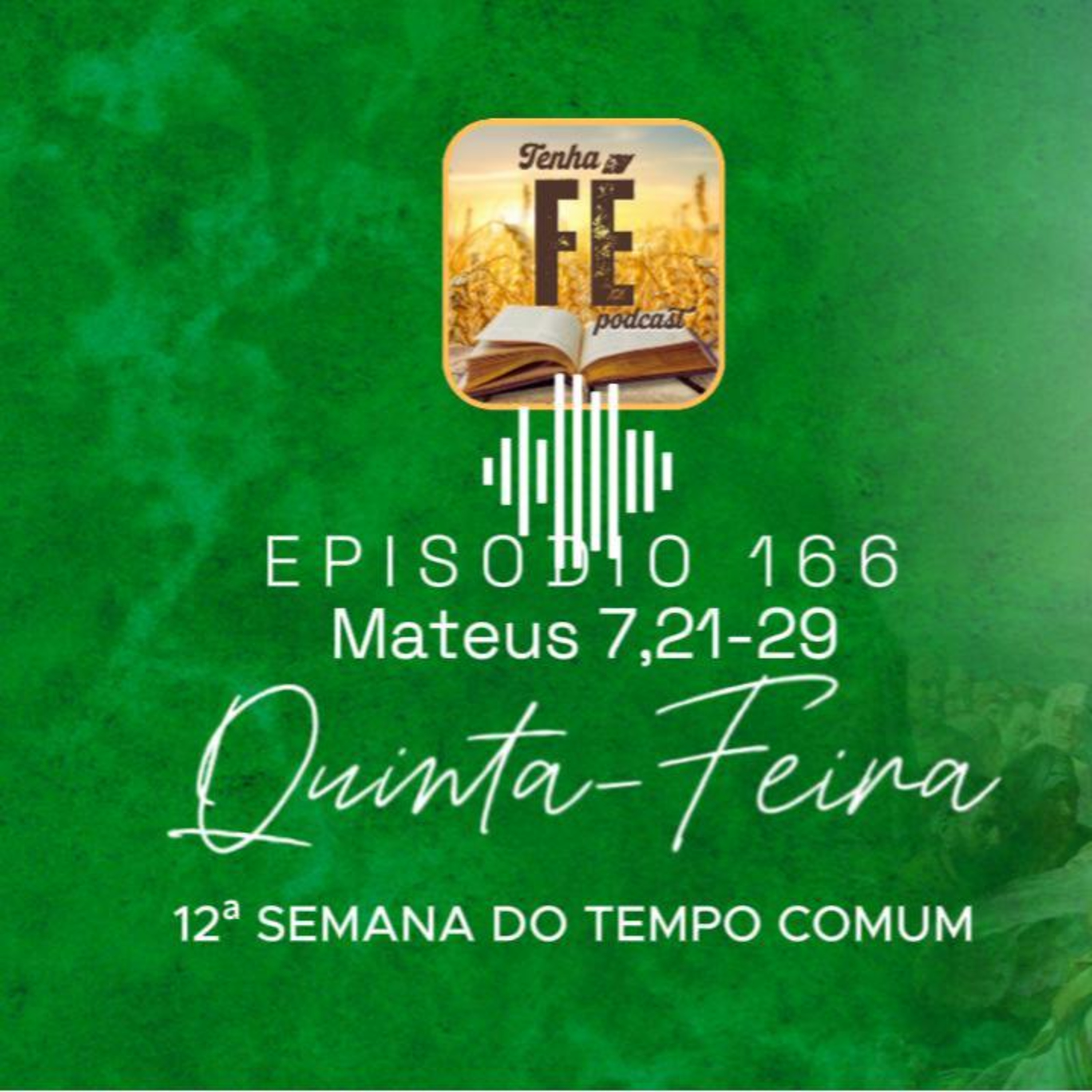 (EP 166) Evangelho do dia 26/06: Mt 7,21-29 - Qui. da 12ª Sem. do T. Comum