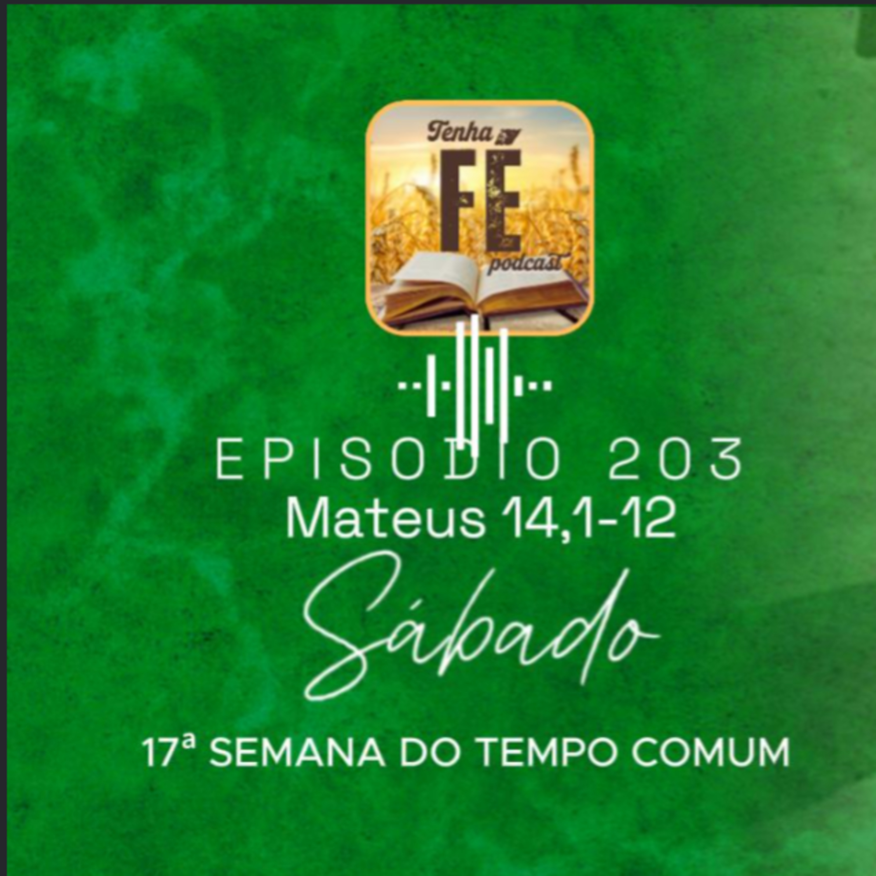 (EP 203) Evangelho do dia 02/08: Mt 14,1-12 - Sáb. da 17ª Sem. do T. Comum